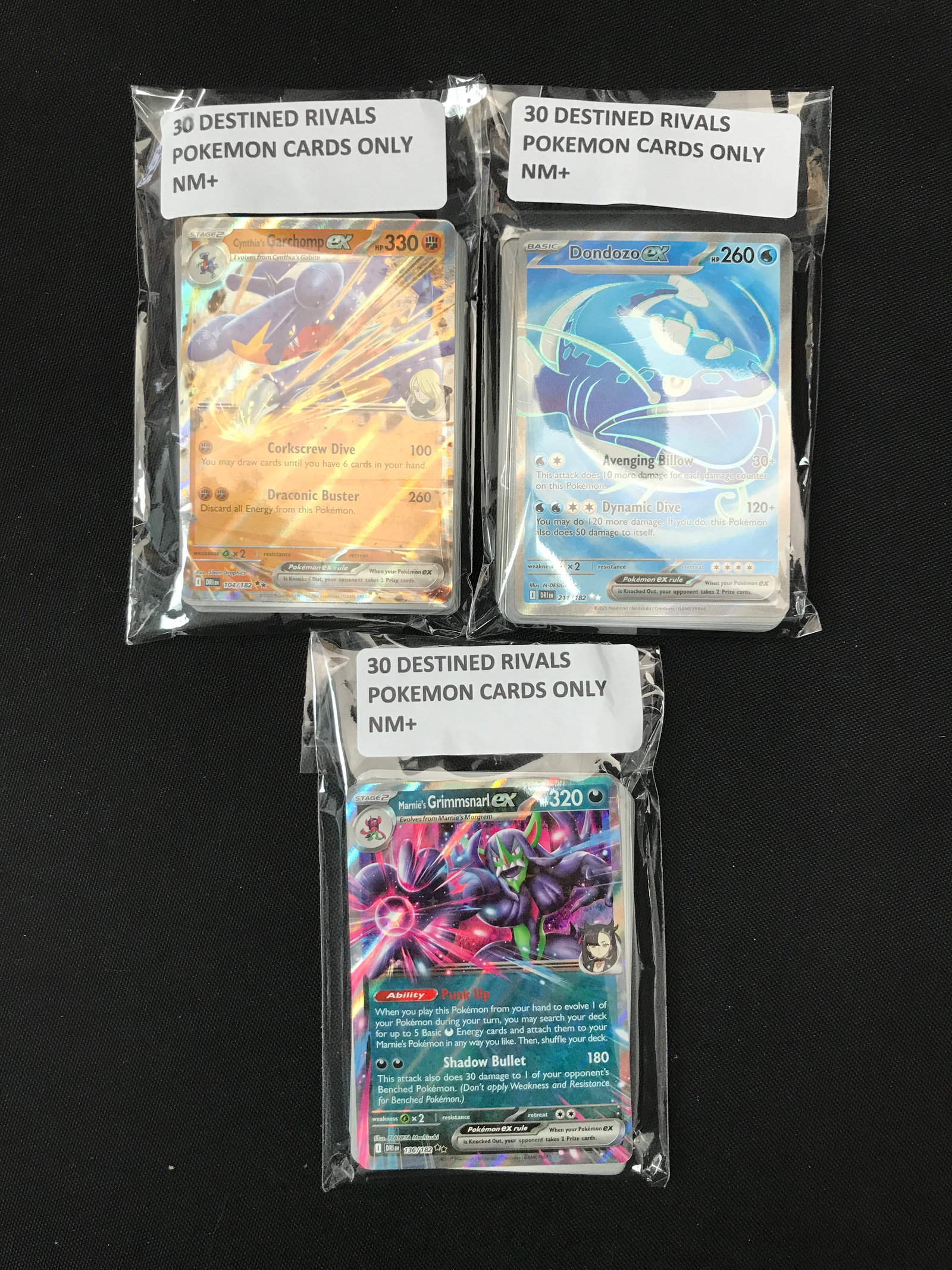 LOT OF 90 POKEMON TCG DESTINED RIVALS TRADING CARDS: Prices are in Canadian dollars