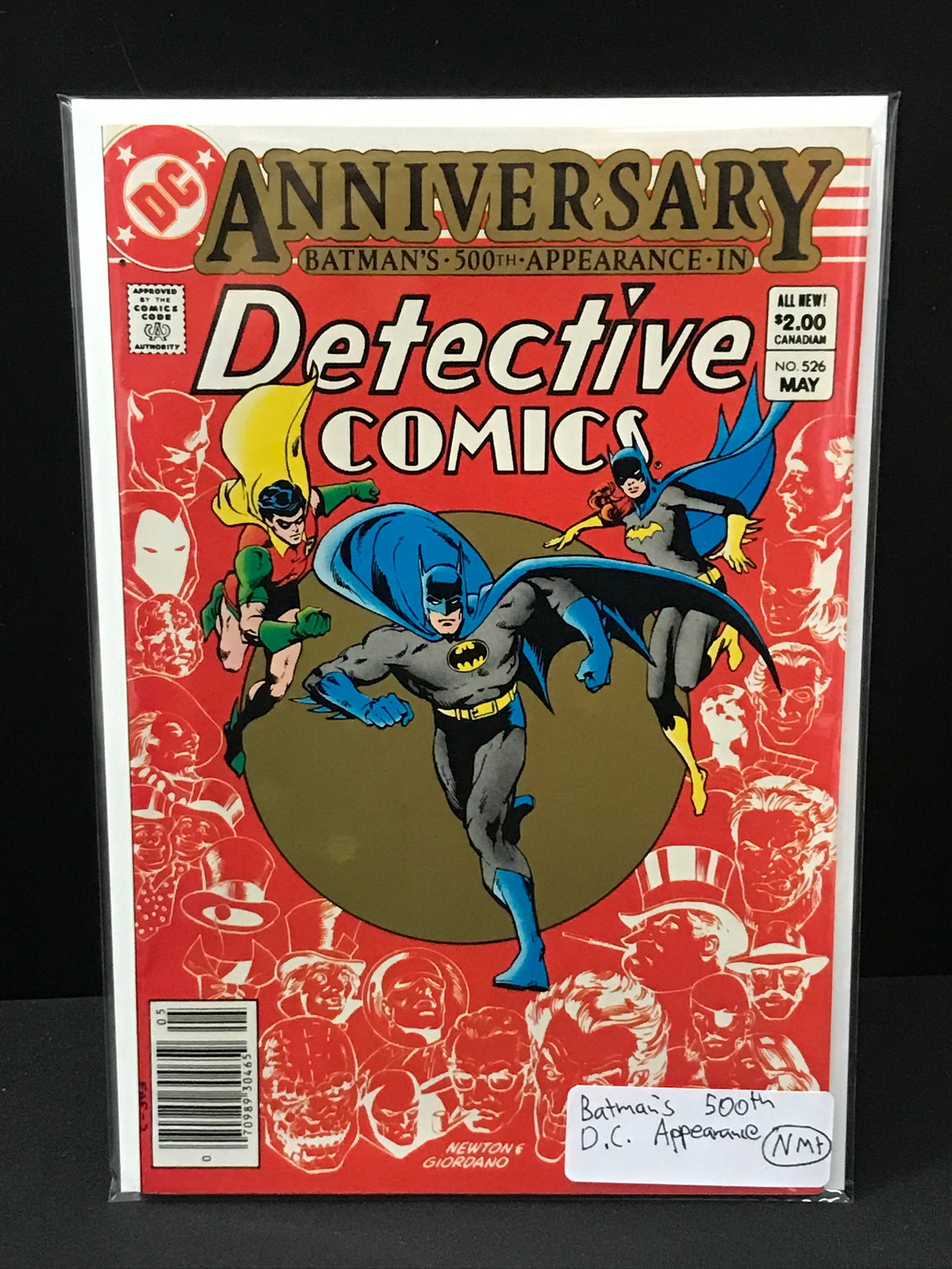 DETECTIVE COMICS #526 BATMANS 500TH APPEARANCE - DC COMICS: Prices are in Canadian dollars
