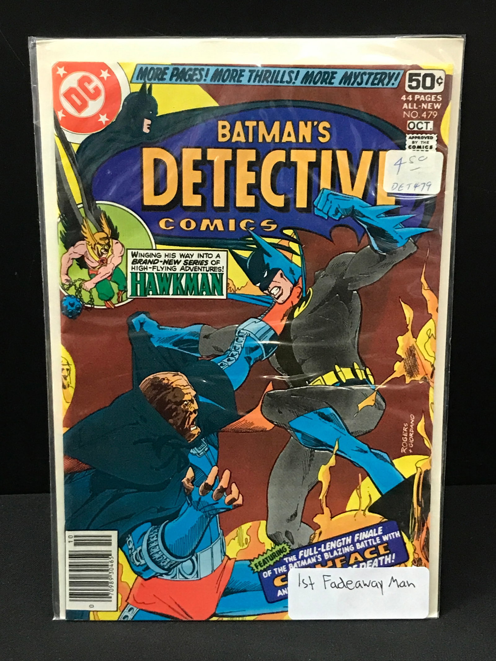 DETECTIVE COMICS #479 1ST FADEAWAY MAN - DC COMICS: Prices are in Canadian dollars