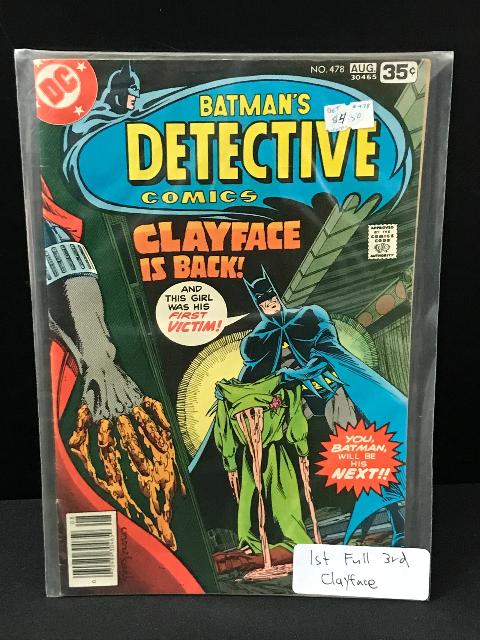 DETECTIVE COMICS #478 - DC COMICS: Prices are in Canadian dollars