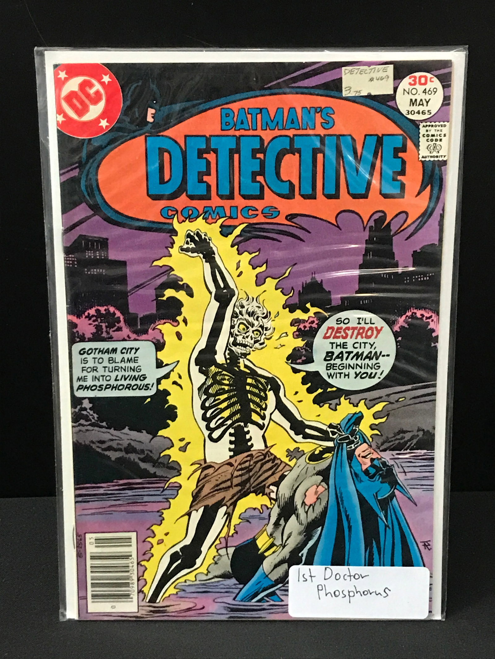 DETECTIVE COMICS #469 1ST DOCTOR PHOSPHORUS - DC COMICS: Prices are in Canadian dollars