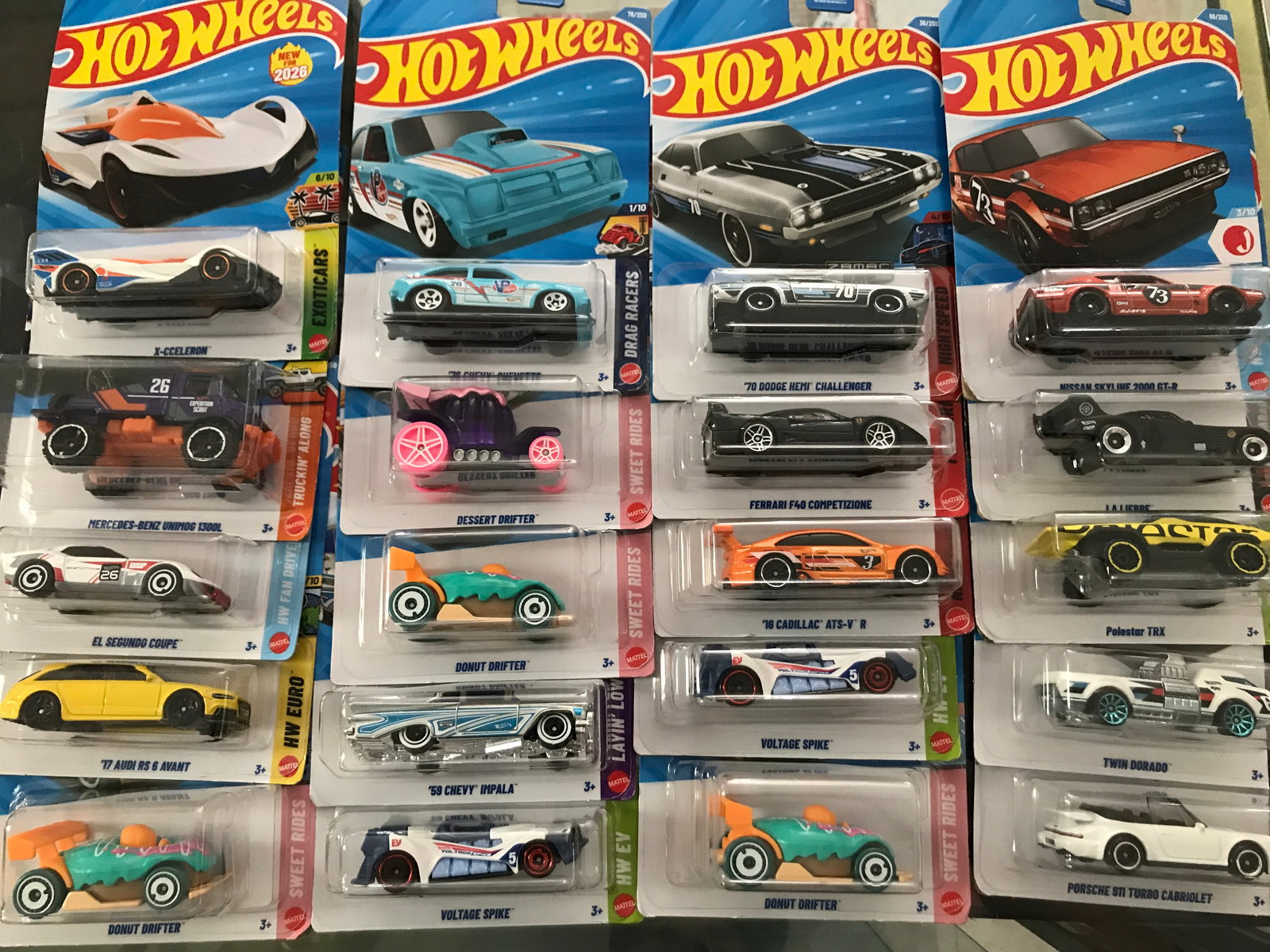 LOT OF 20 SEALED HOT WHEELS CARS IN ORIGINAL PACKAGING: Prices are in Canadian dollars