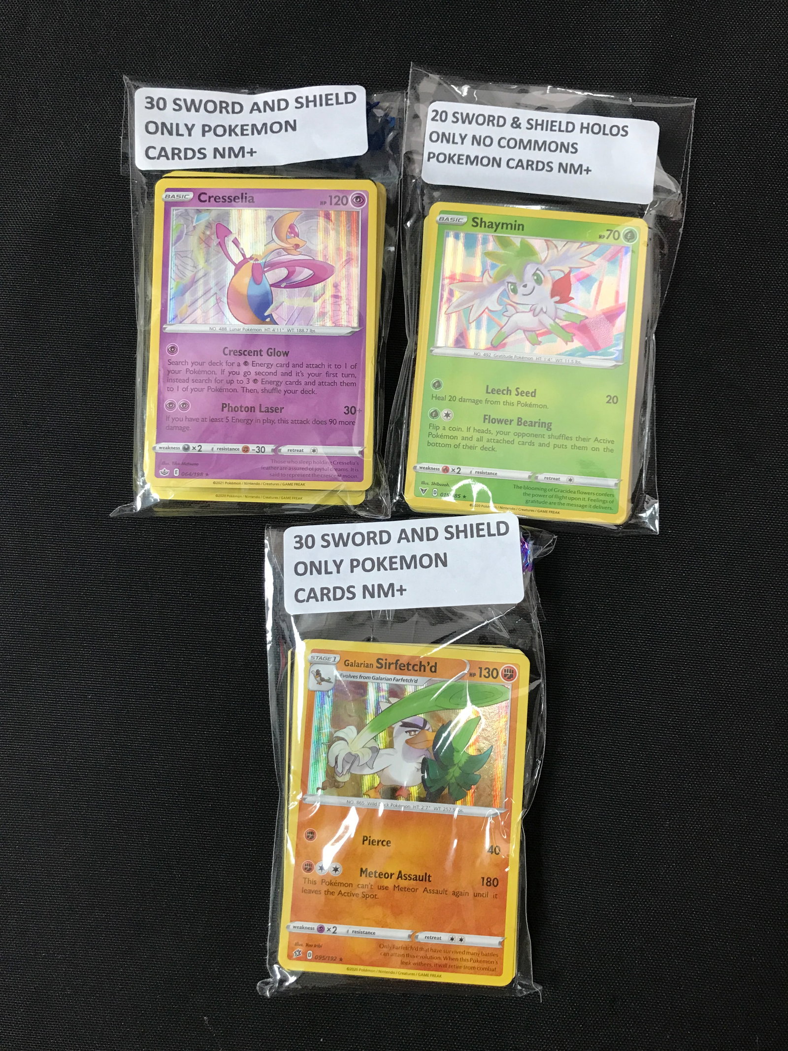 LOT OF 80 POKEMON TCG TRADING CARDS - SWORD & SHIELD ONLY: Prices are in Canadian dollars