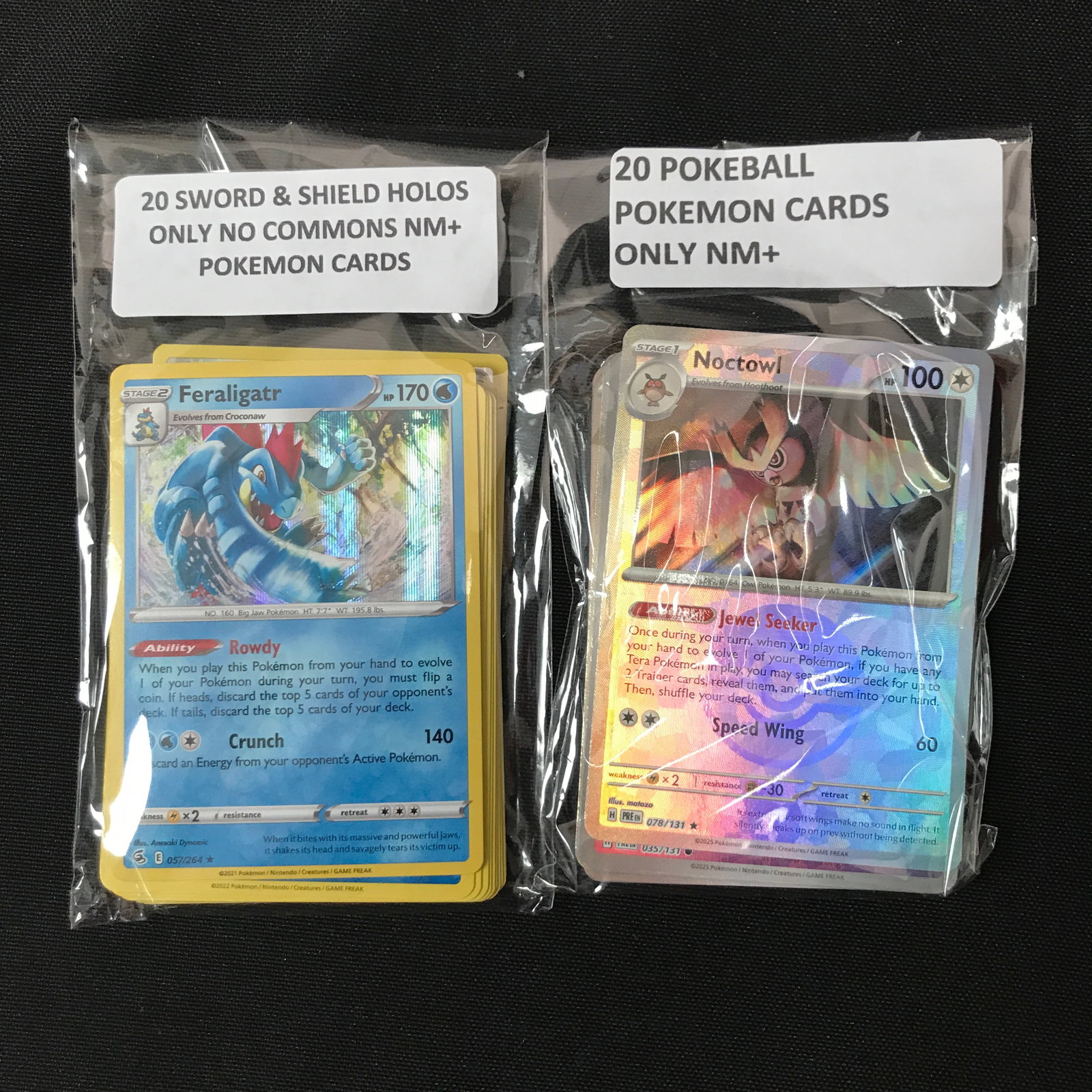 LOT OF 40 POKEMON TCG TRADING CARDS - INCLUDING 20 SWORD & SHIELD: Prices are in Canadian dollars