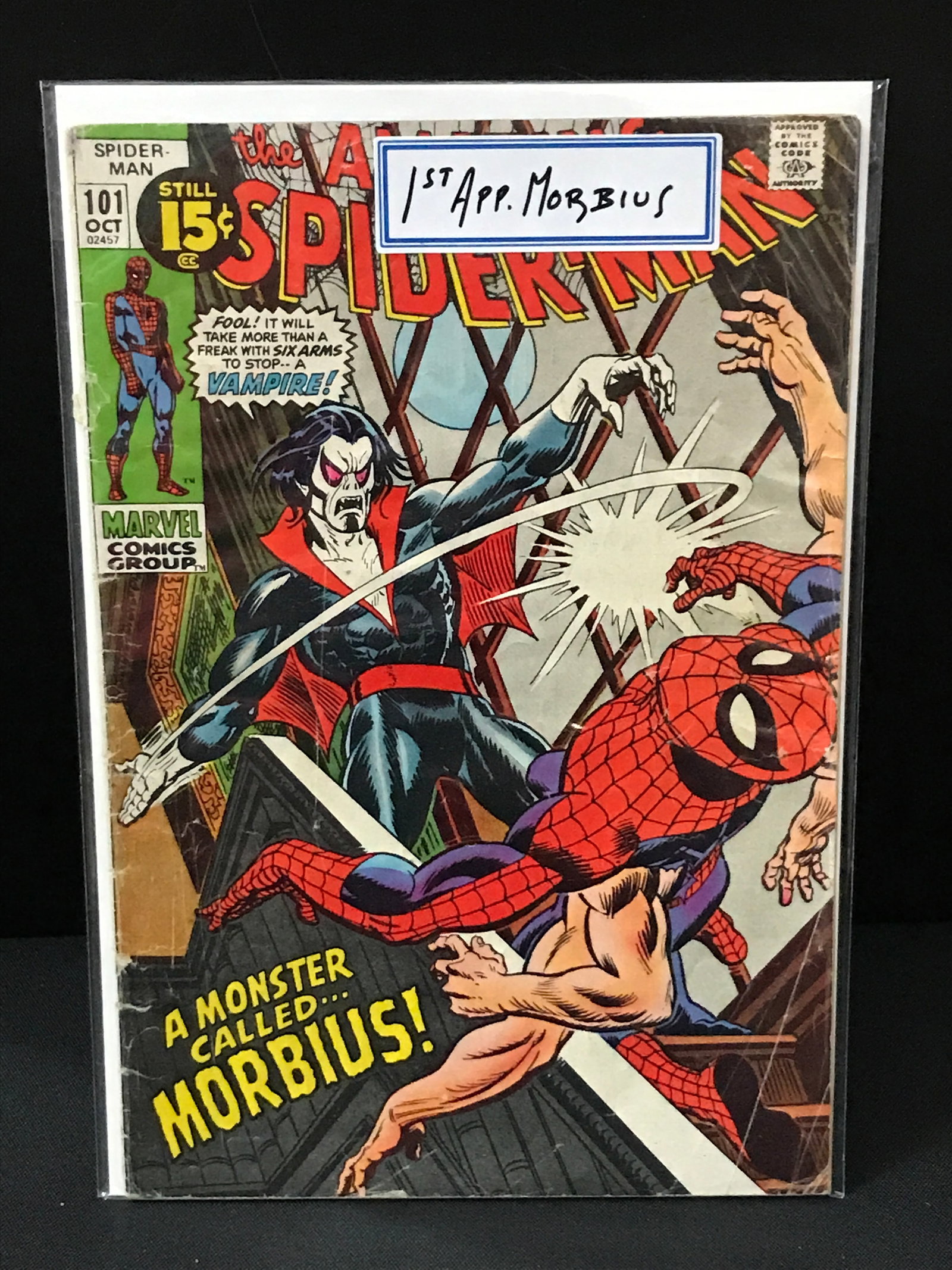 THE AMAZING SPIDERMAN #101 1ST APP MORBIUS - MARVEL COMICS: Prices are in Canadian dollars