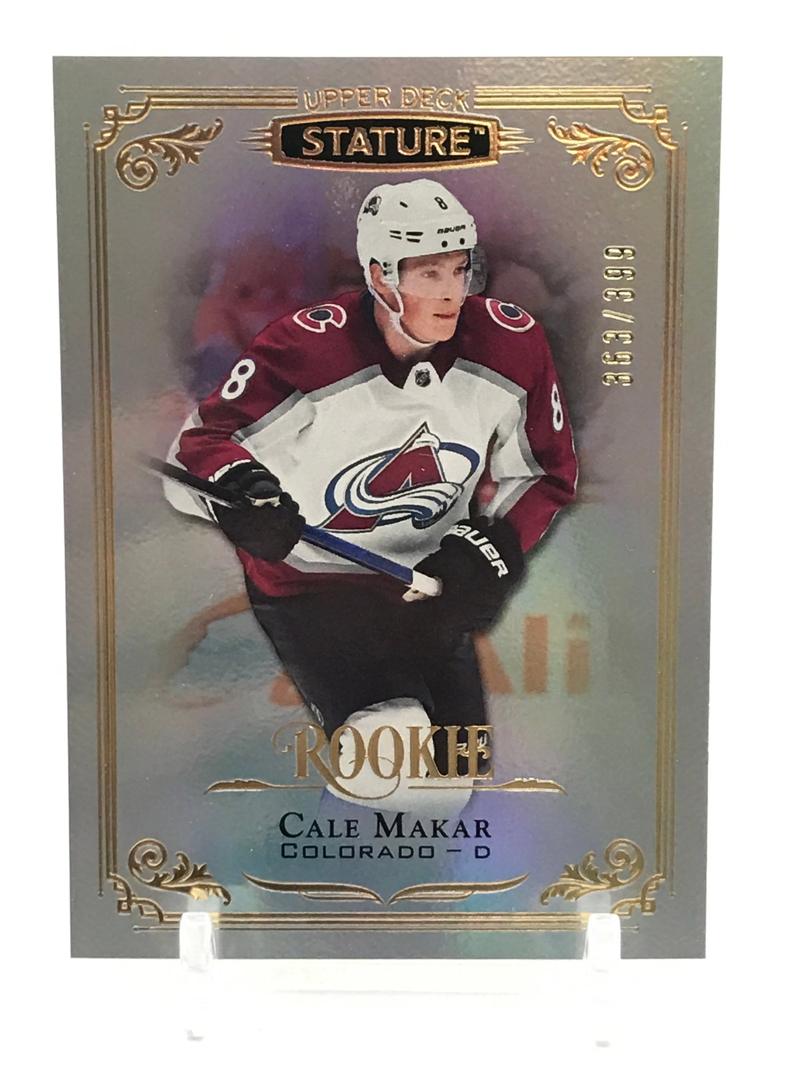 2019-20 UPPER DECK STATURE NO.124 CALE MAKER ROOKE 363/399: Prices are in Canadian dollars
