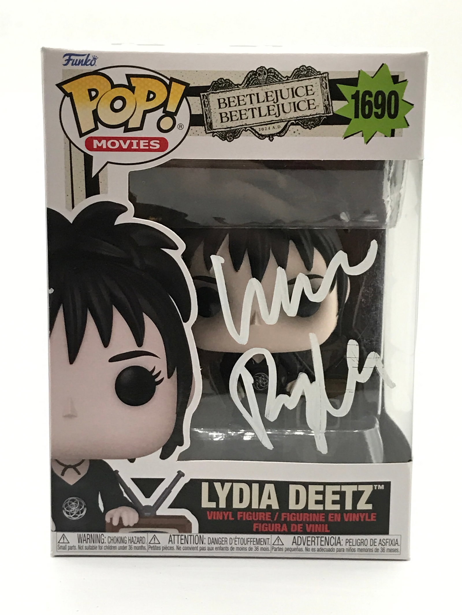 WINONA RYDER SIGNED LYDIA DEETZ BEETLEJUICE FUNKO POP - KB COA: Prices are in Canadian dollars