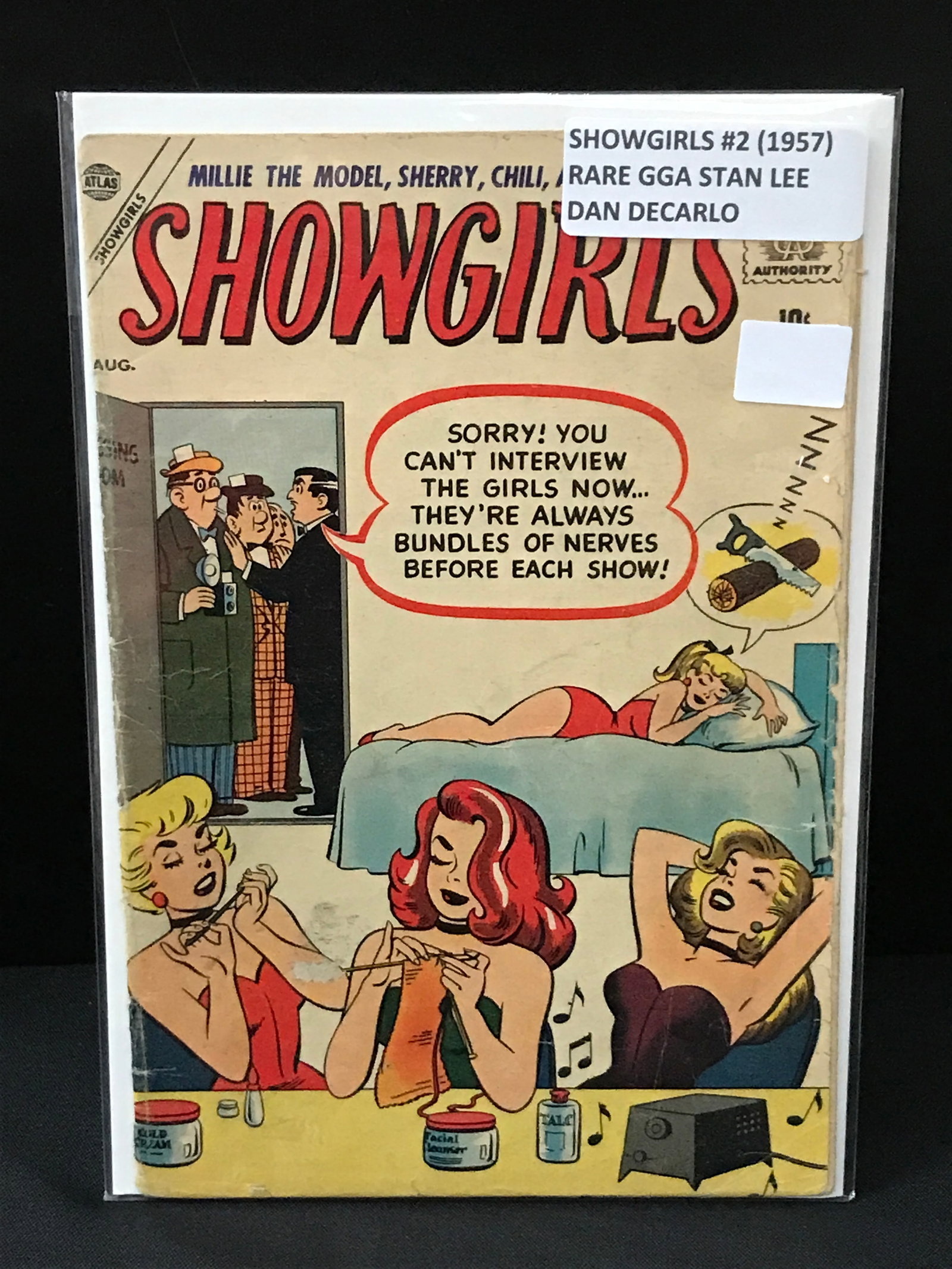 SHOWGIRLS #2 (1957) - ATLAS COMICS: Prices are in Canadian dollars
