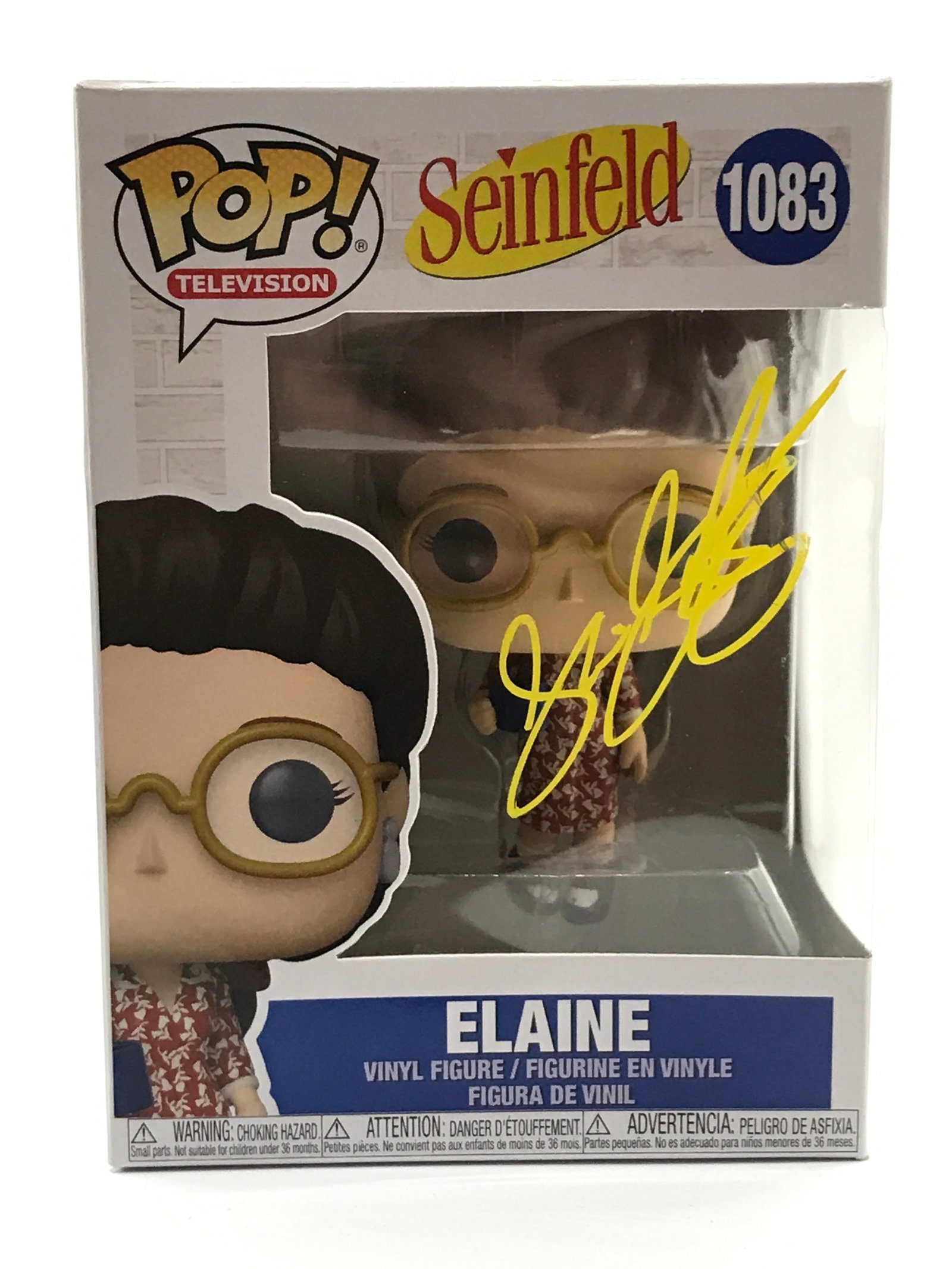 JULIA LOUIS-DREYFUS SIGNED ELAINE SEINFELD FUNKO POP - KB COA: Prices are in Canadian dollars