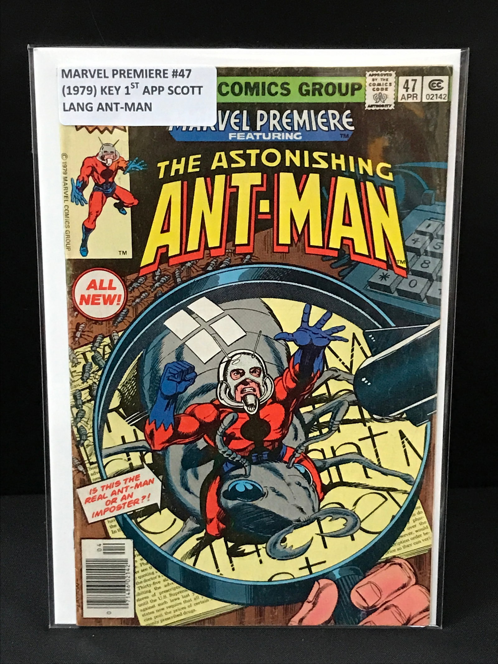 MARVEL PREMIERE #47 (1979) 1ST APP SCOTT LANG ANT MAN - MARVEL COMICS: Prices are in Canadian dollars