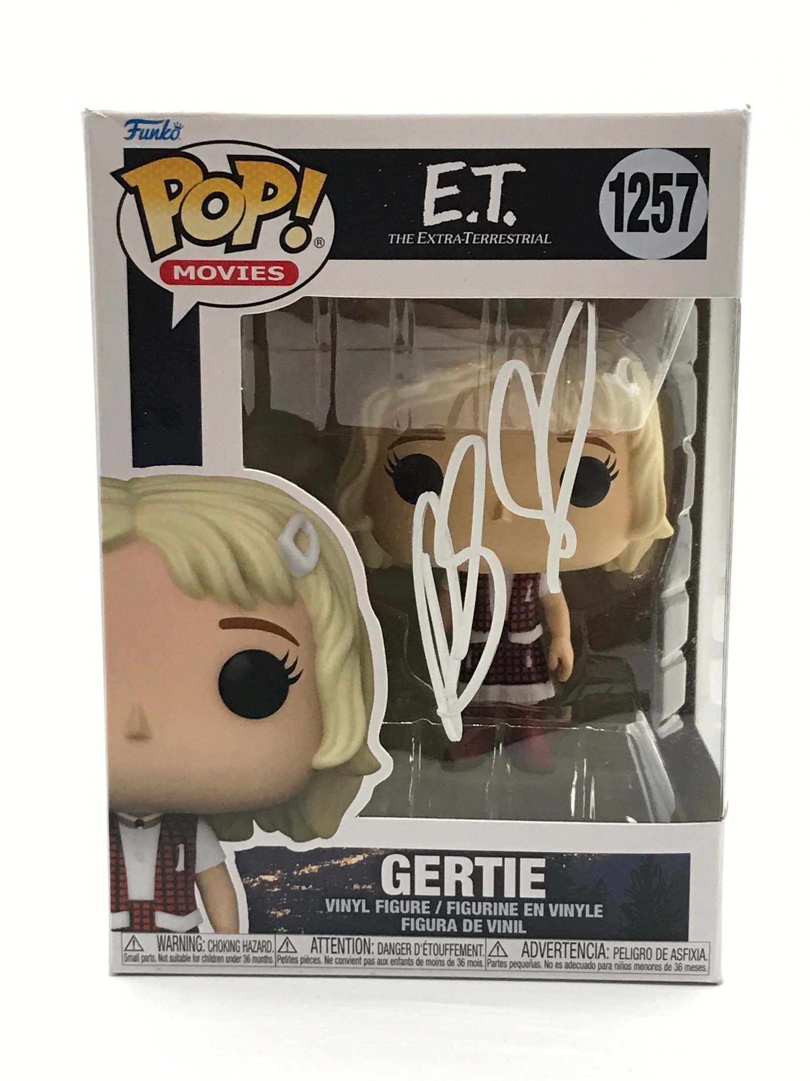 DREW BARRYMORE SIGNED GERTIE E.T FUNKO POP - KB COA: Prices are in Canadian dollars