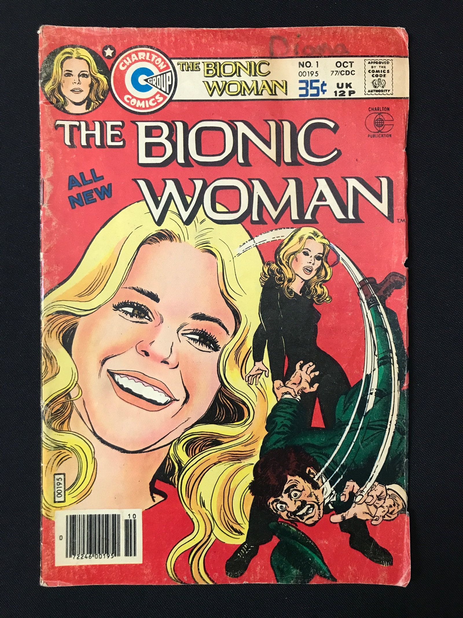 THE BIONIC WOMAN #1 - CHARLTON COMICS: Prices are in Canadian dollars