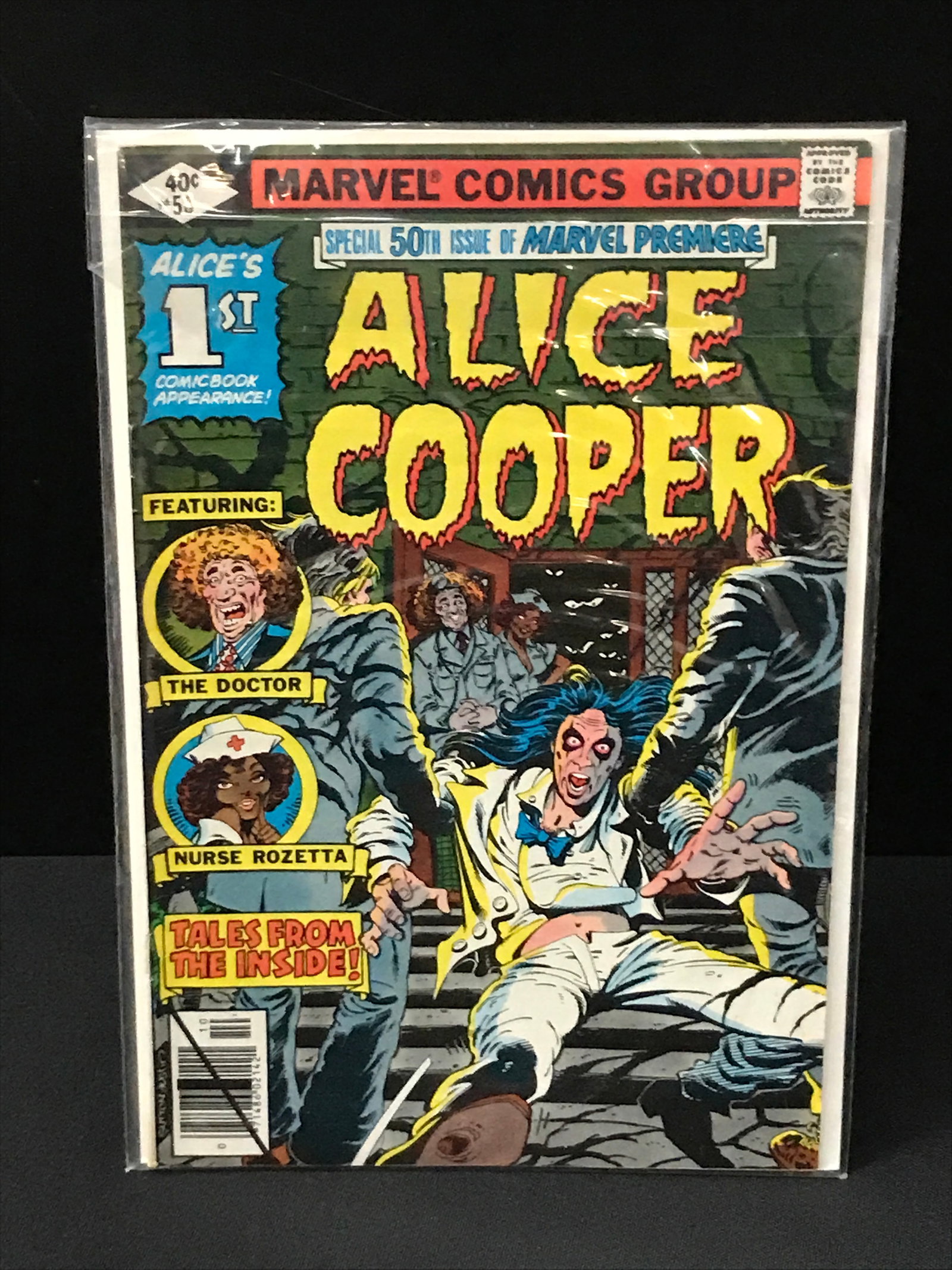 MARVEL PREMIERE ALICE COOPER #50 - MARVEL COMICS: Prices are in Canadian dollars