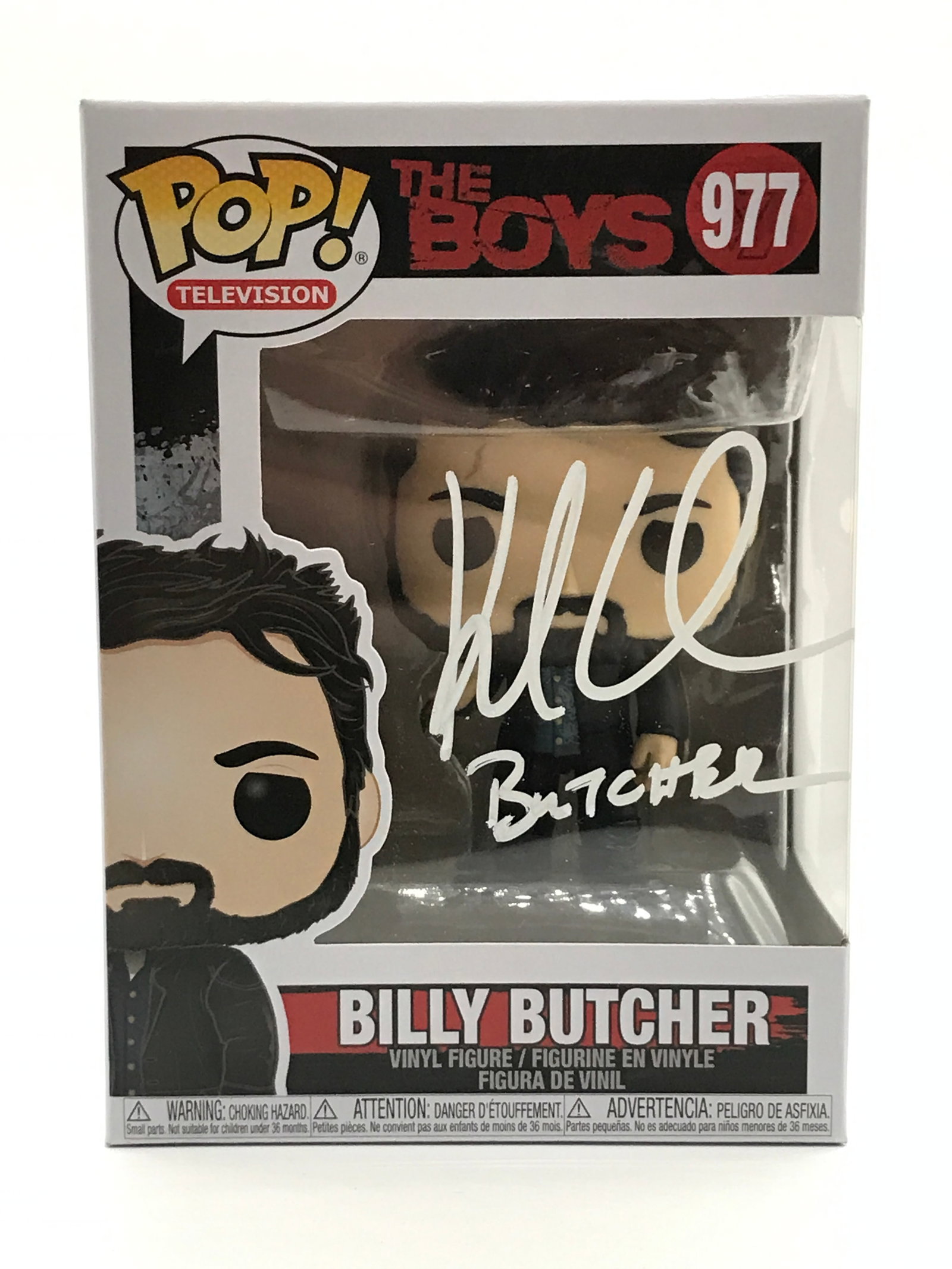KARL URBAN SIGNED BILLY BUTCHER FUNKO POP - WWOC COA: Prices are in Canadian dollars