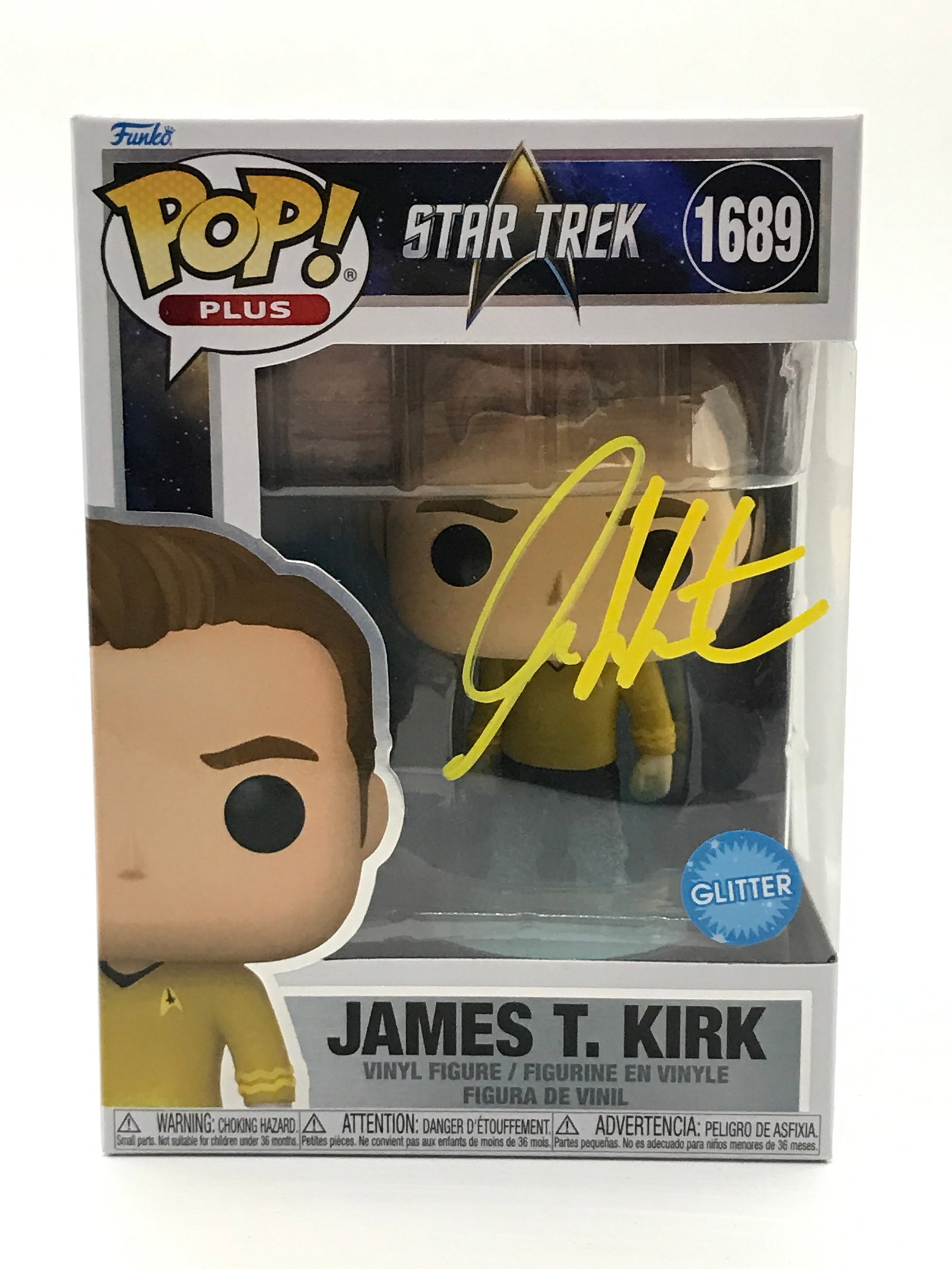 WILLIAM SHATNER SIGNED JAMES T. KIRK STAR TREK FUNKO POP - WWOC COA: Prices are in Canadian dollars