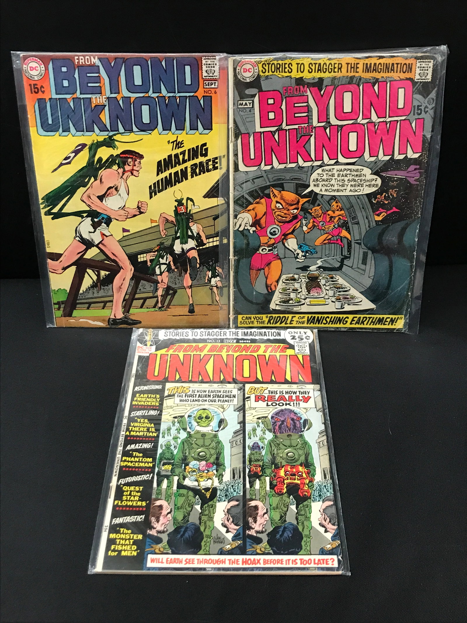 LOT OF 3 BEYOND THE UNKNOWN - DC COMICS: Prices are in Canadian dollars
