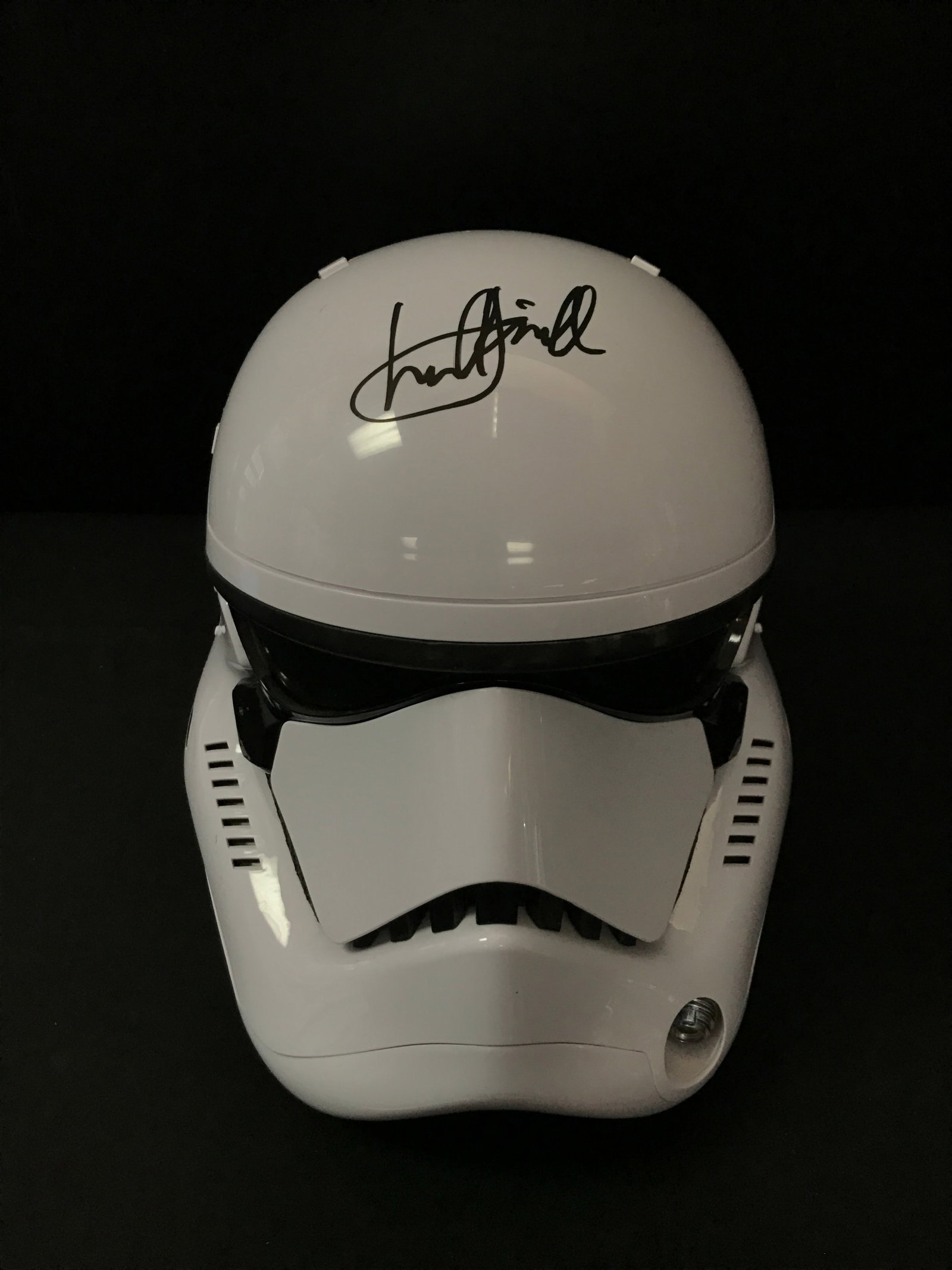 MARK HAMILL SIGNED FULL SIZED STORMTROOPER HELMET - HOLLYWOOD AUTHENIC COA: Prices are in Canadian Dollars