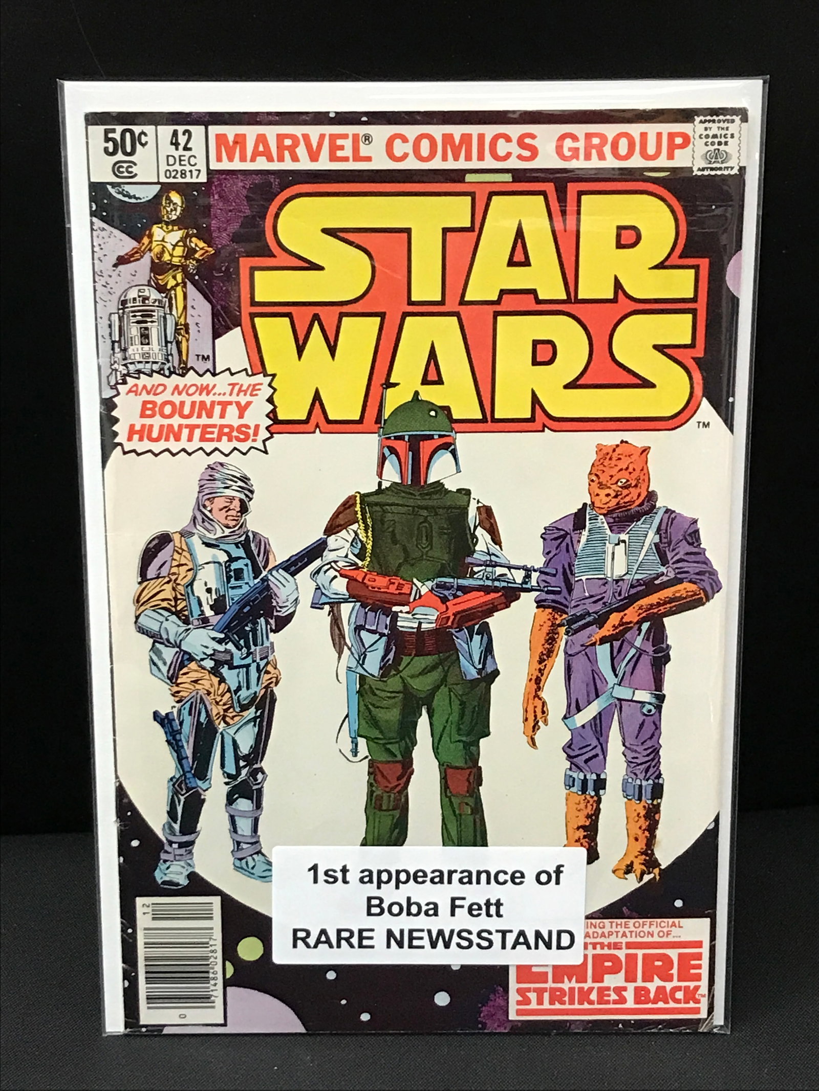 STAR WARS #42 1ST APP OF BOBA FETT RARE NEWSSTAND EDITION - MARVEL COMICS: Prices are in Canadian Dollars