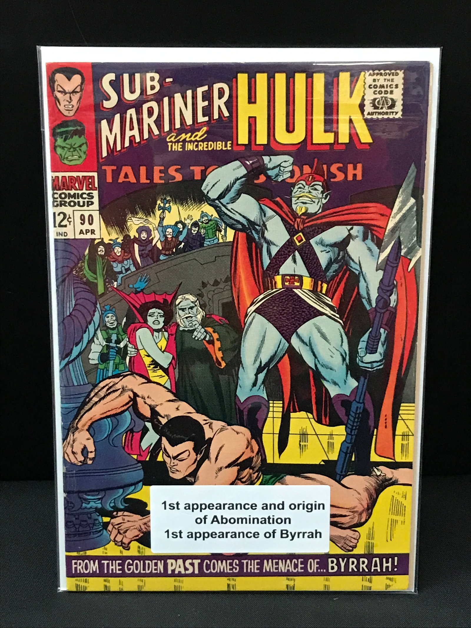 TALES TO ASTONISH #90 1ST APP AND ORIGIN OF ABOMINATION - MARVEL COMICS: Prices are in Canadian Dollars
