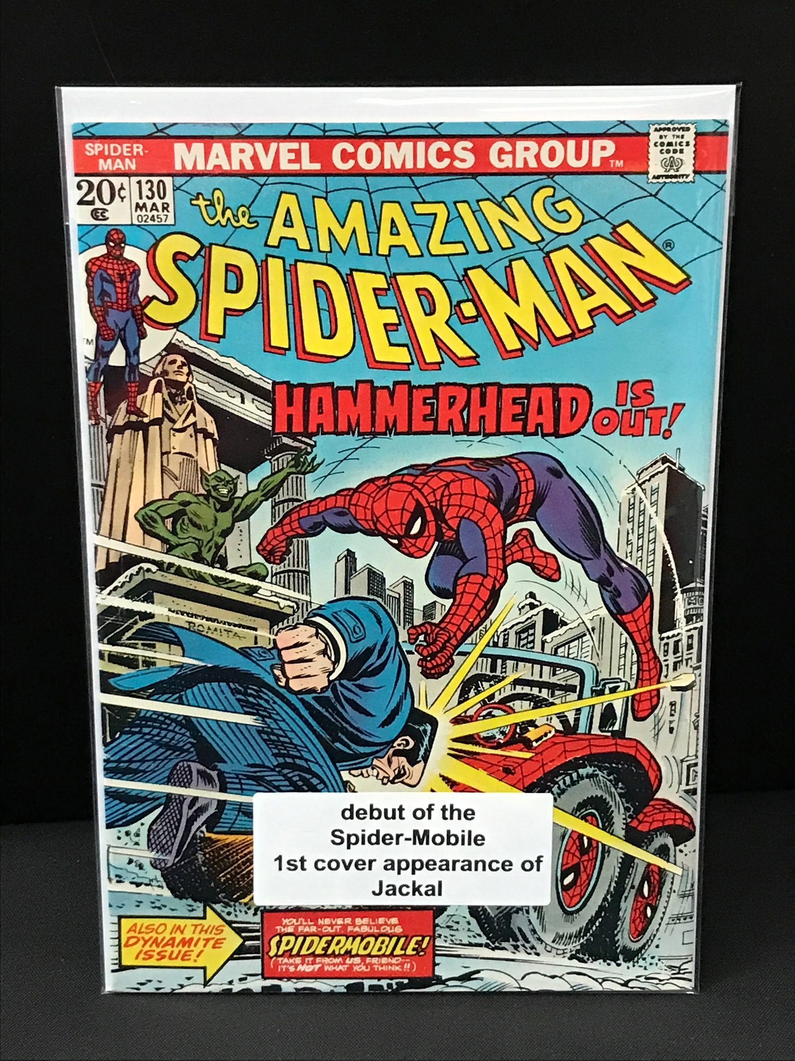 THE AMAZING SPIDERMAN #130 DEBUT OF THE SPIDER-MOBILE - MARVEL COMICS: Prices are in Canadian Dollars