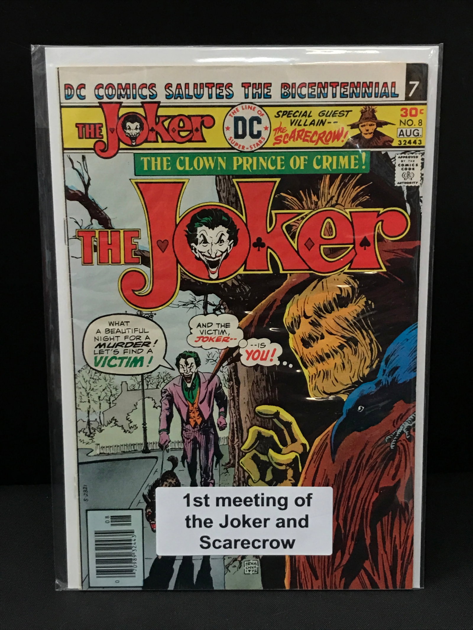 THE JOKER #8 1ST MEETING OF THE JOKER AND SCARECROW - DC COMICS: Prices are in Canadian Dollars
