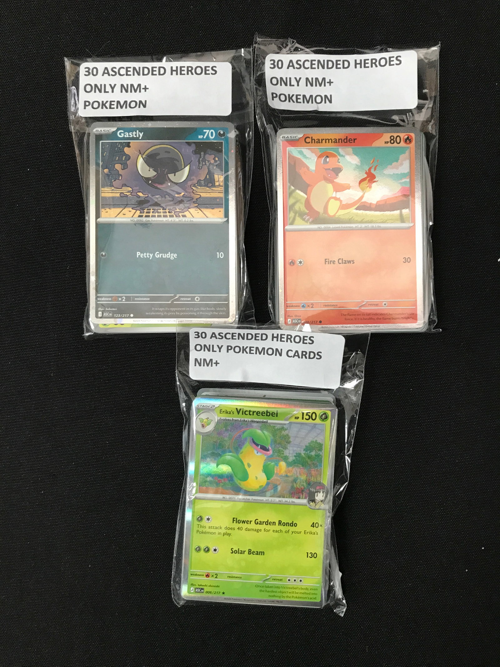 LOT OF 90 POKEMON ASCENDED HEROES TRADING CARDS: Prices are in Canadian dollars