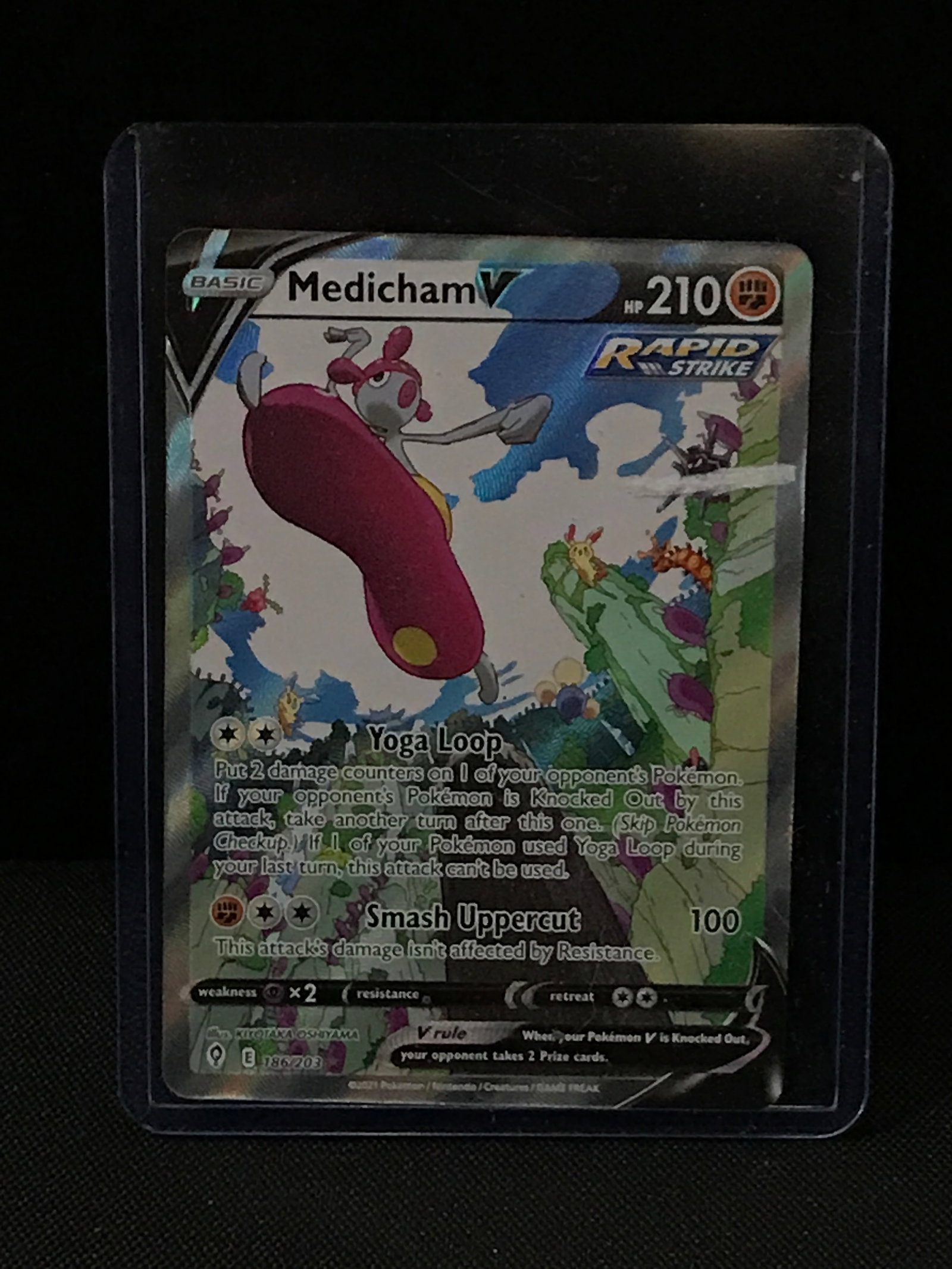 POKEMON TCG MEDICHAM V186/203 TRADING CARD: Prices are in Canadian dollars