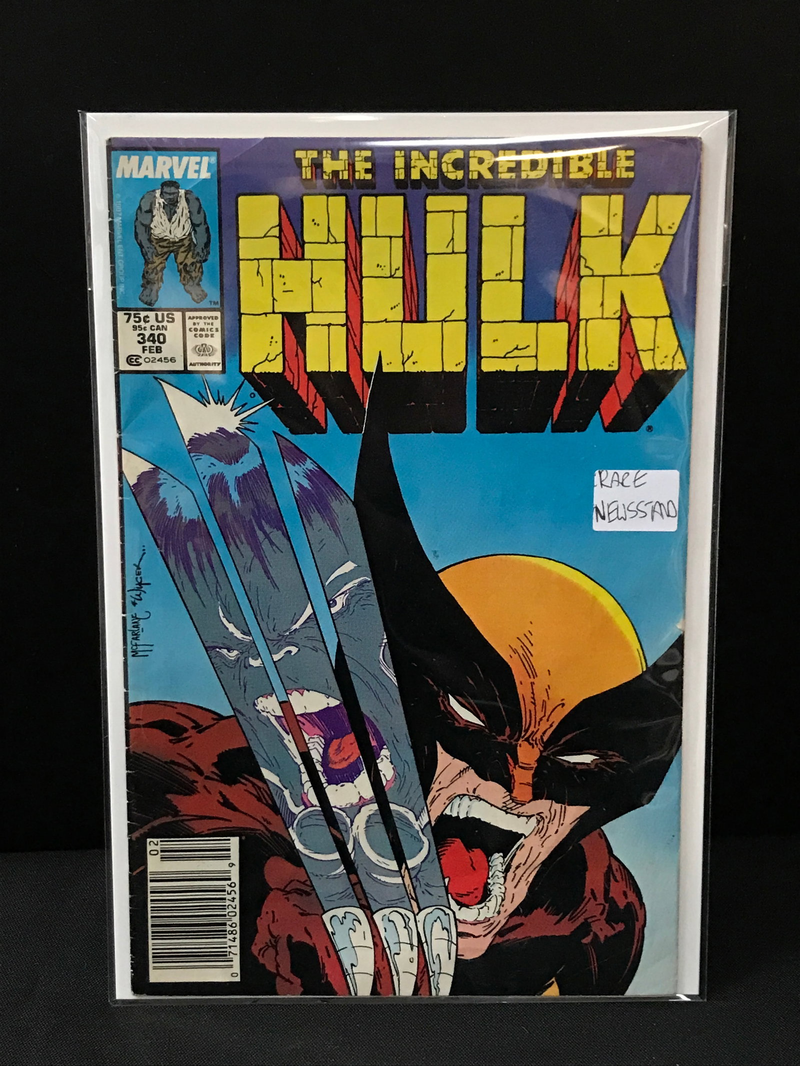 THE INCREDIBLE HULK #340 - MARVEL COMICS: Prices are in Canadian dollars