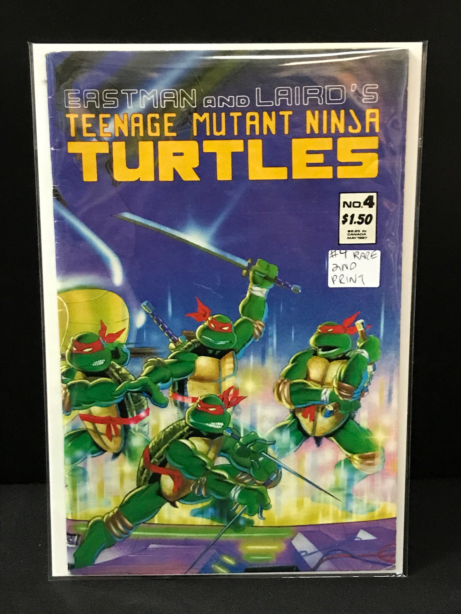 TEENAGE MUTANT NINJA TURTLES #4 RARE 2ND PRINT - EASTMAN AND LAIRD'S: Prices are in Canadian dollars