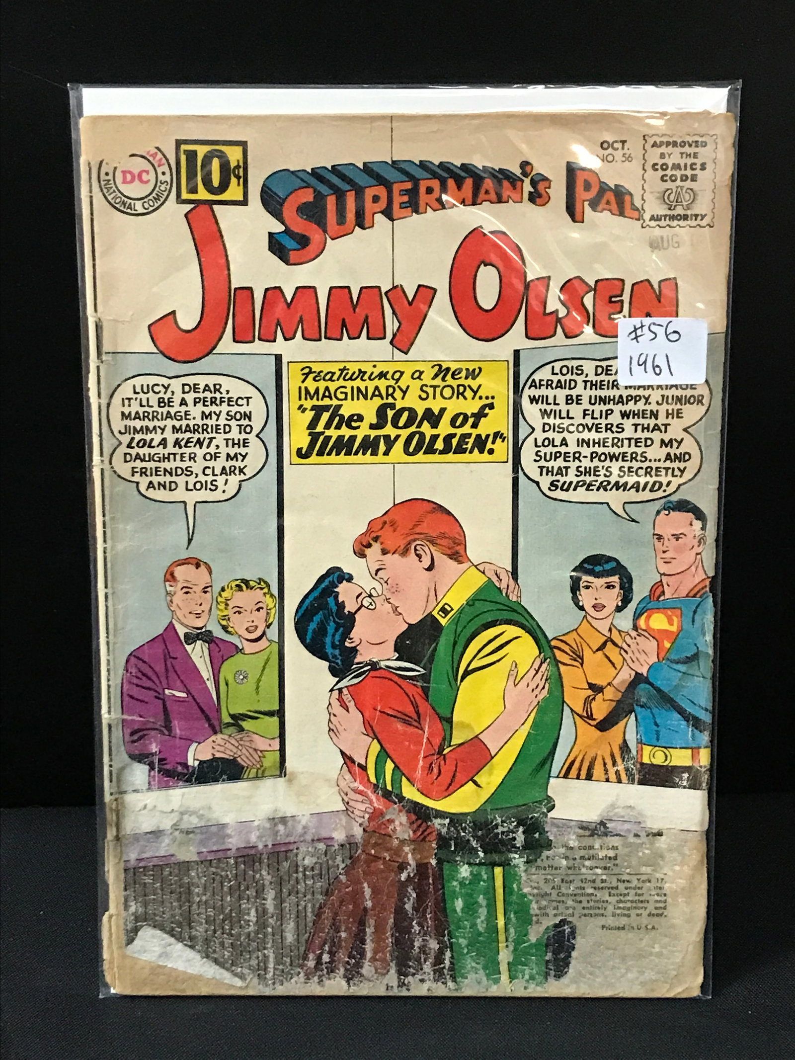 SUPERMAN'S PAL JIMMY OLSEN #56 (1961) - DC COMICS (1 of 1)