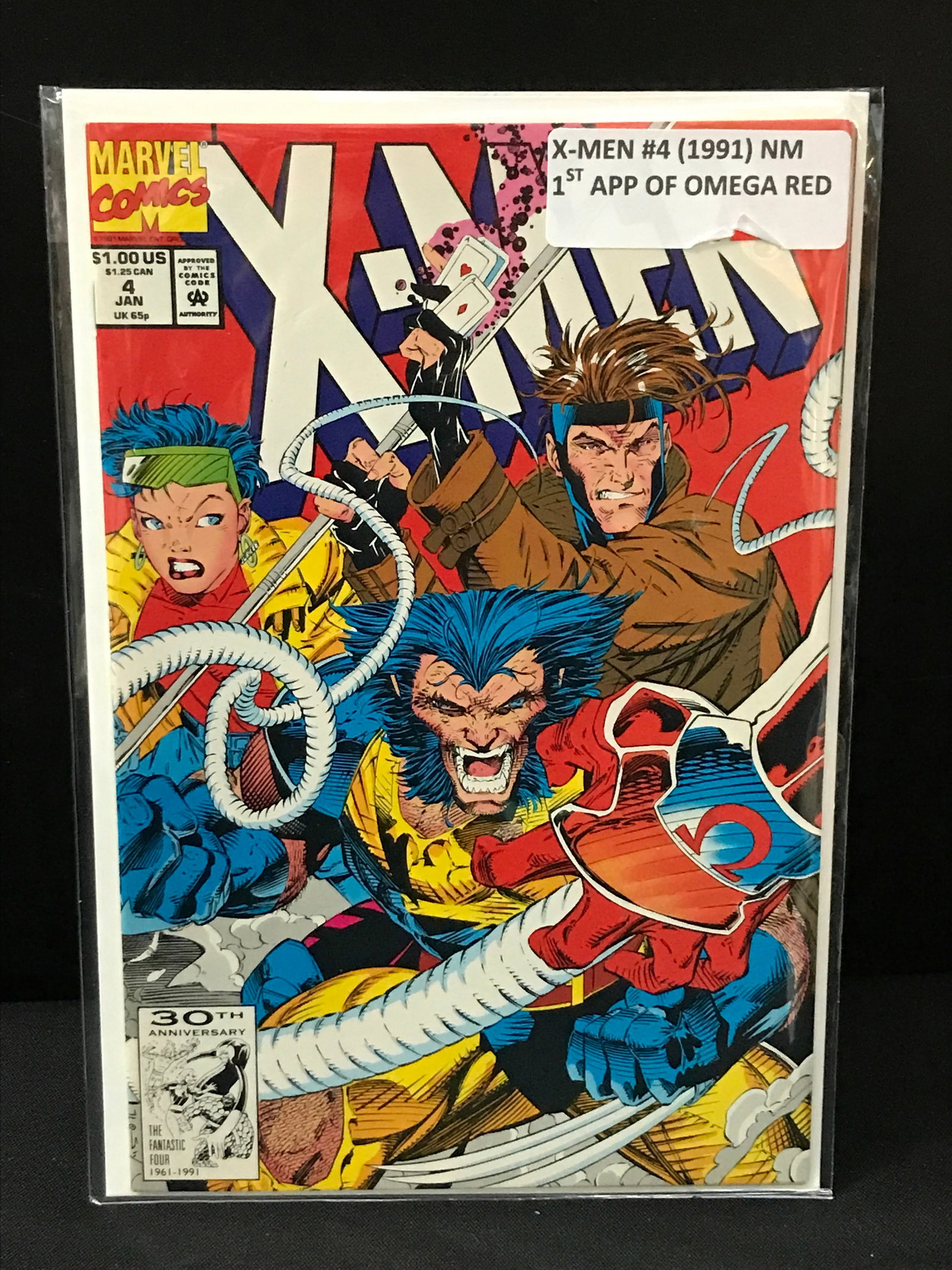 X-MEN #4 (1991) 1ST APP OMEGA RED - MARVEL COMICS (1 of 1)