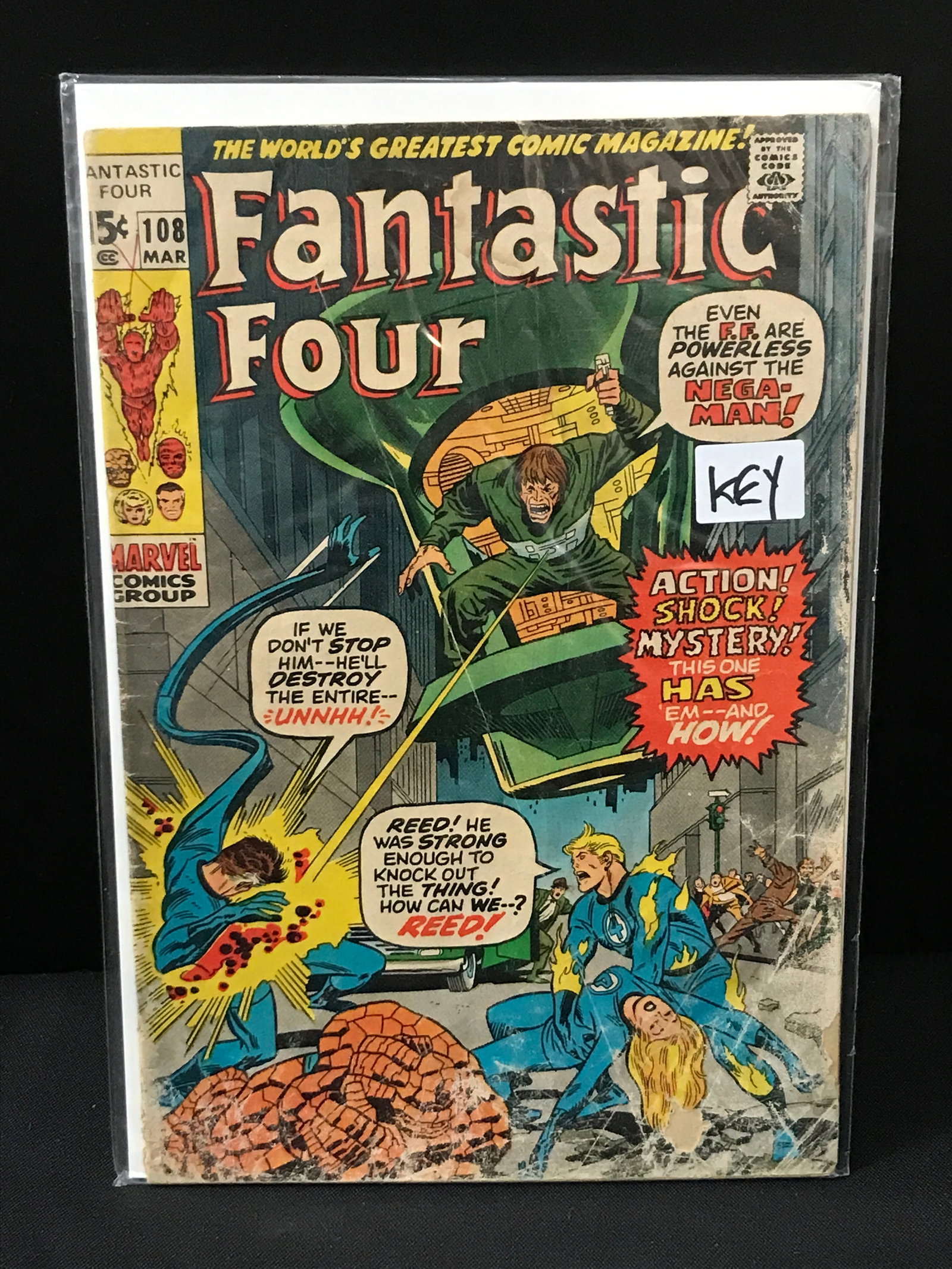 THE FANTASTIC FOUR #108- MARVEL COMICS (1 of 1)