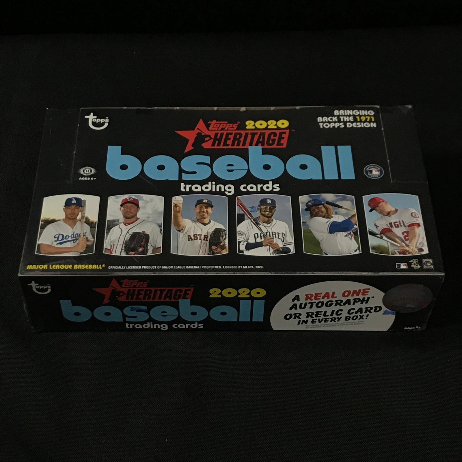 2020 TOPPS HERITAGE BASEBALL SEALED TRADING CARDS BOX (1 of 1)