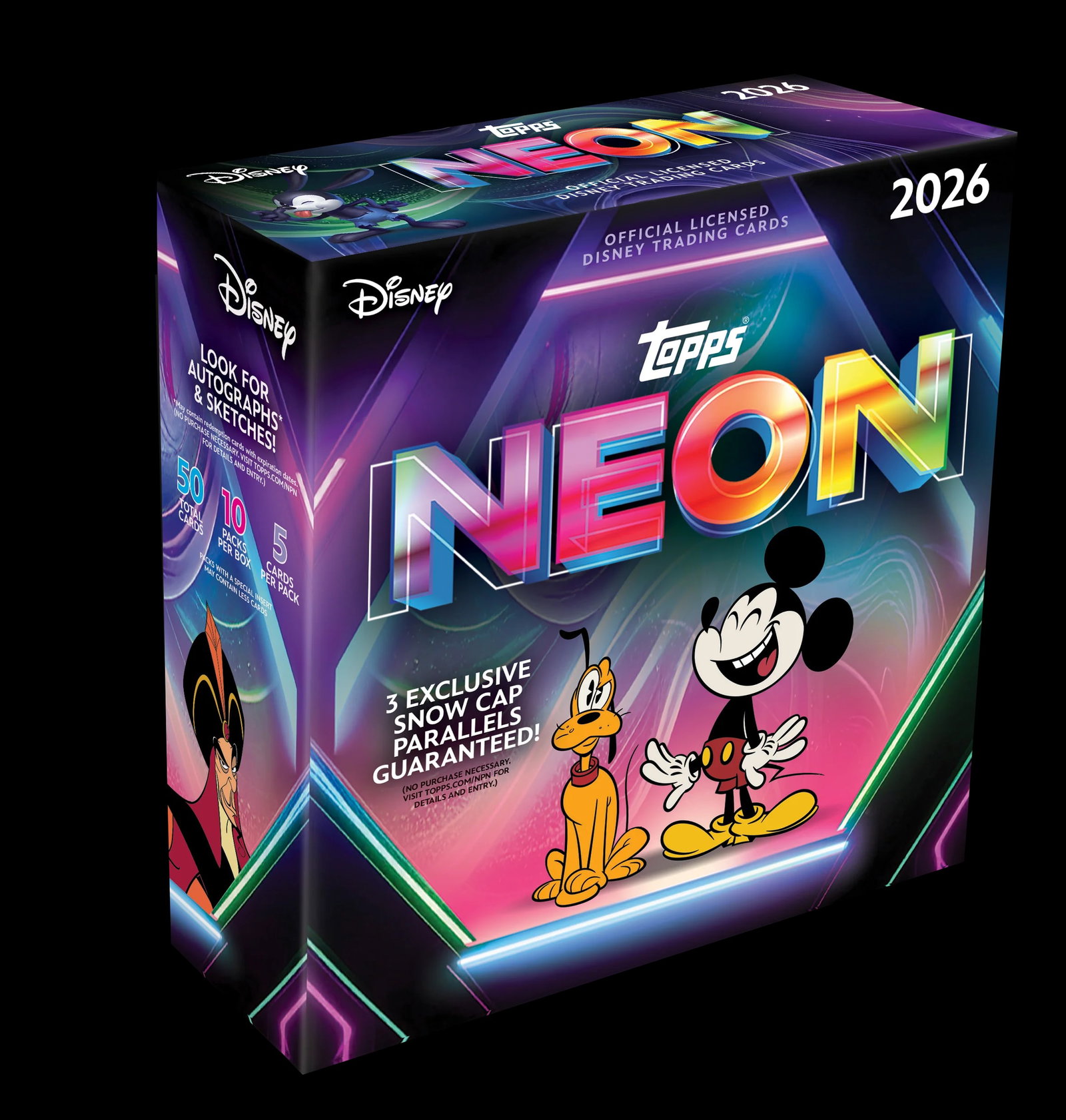 2026 TOPPS DISNEY NEON SEALED TRADING CARDS BOX: Prices are in Canadian dollars