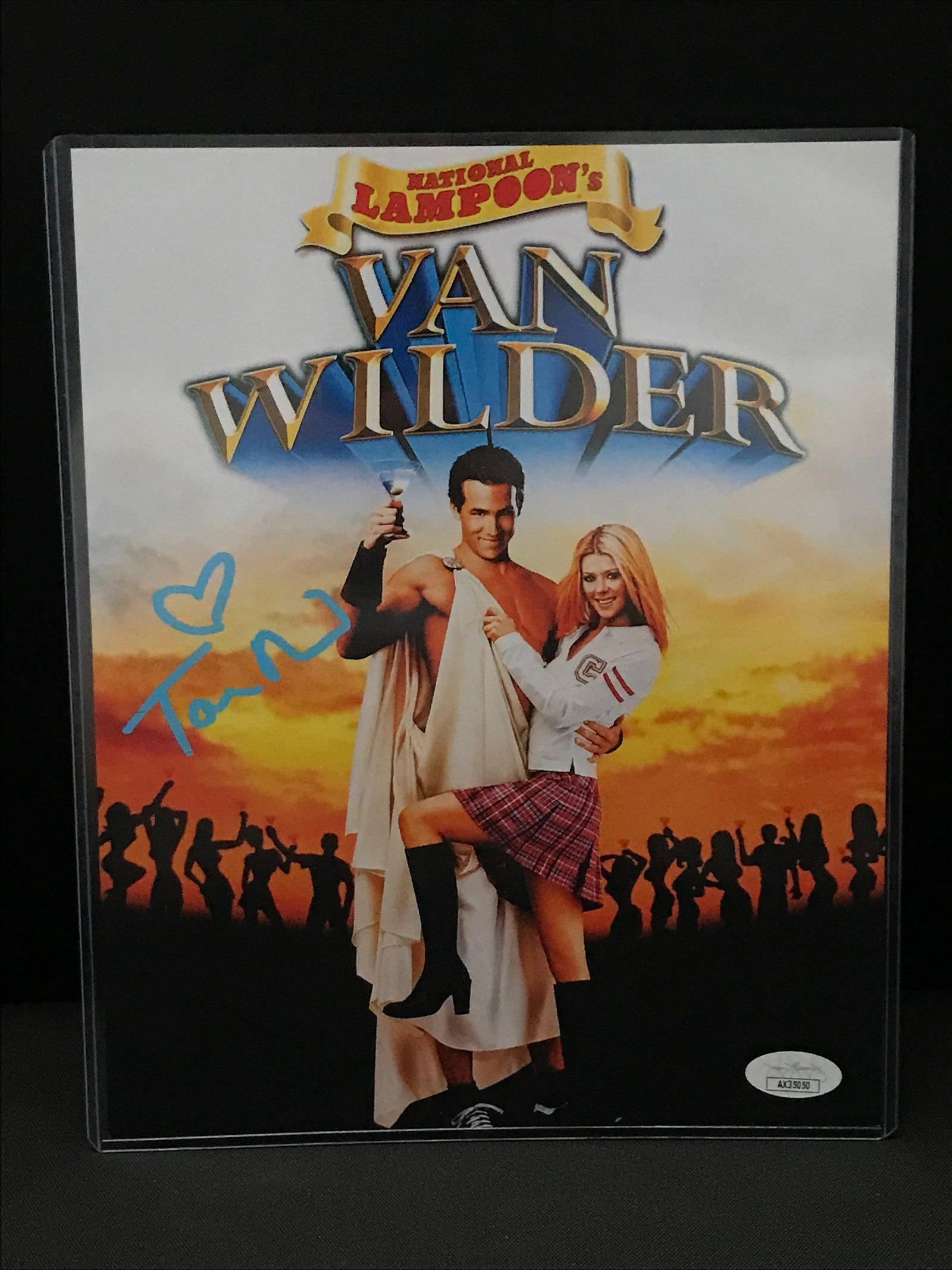 TARA REID SIGNED VAN WILDER 8X10 - JSA COA: Prices are in Canadian dollars