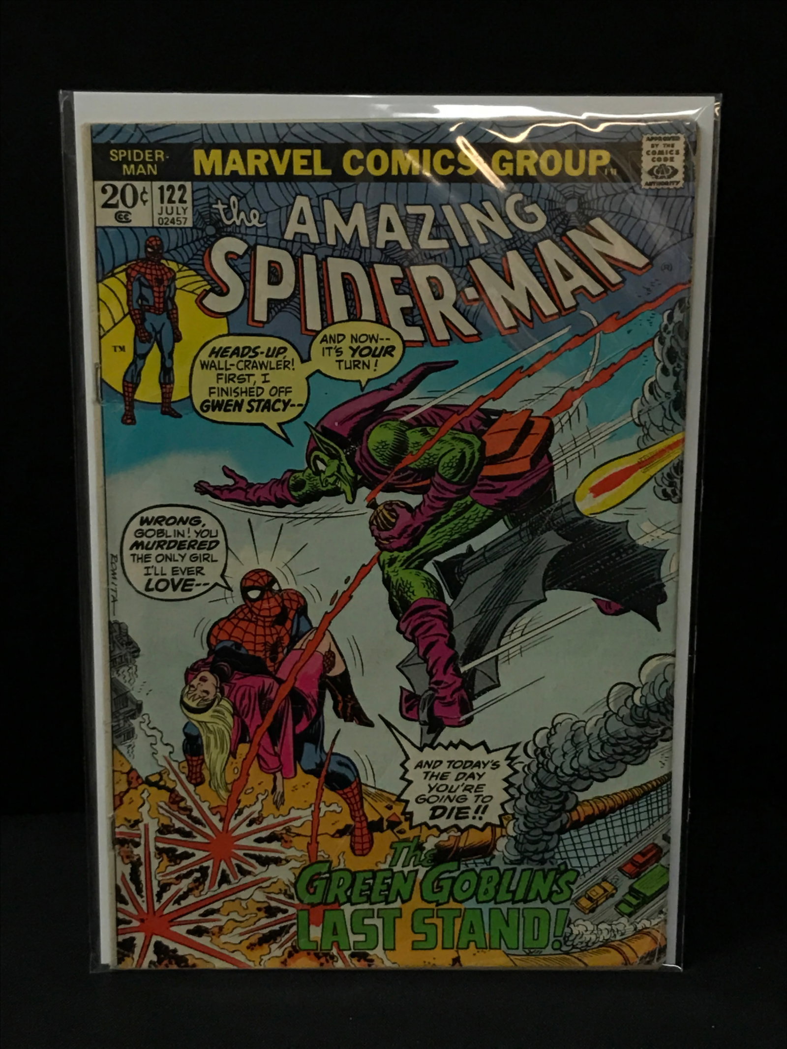 MARVEL COMICS THE AMAXING SPIDER-MAN NO.122 (1 of 1)