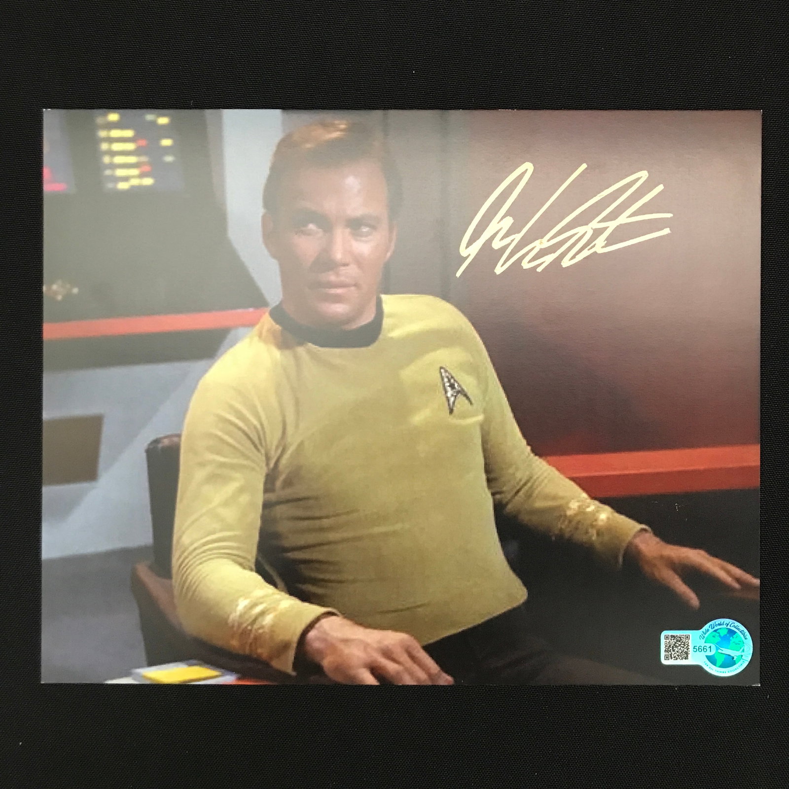 WILLIAM SHATNER SIGNED STAR TRK 8X10 - WWOC COA (1 of 1)