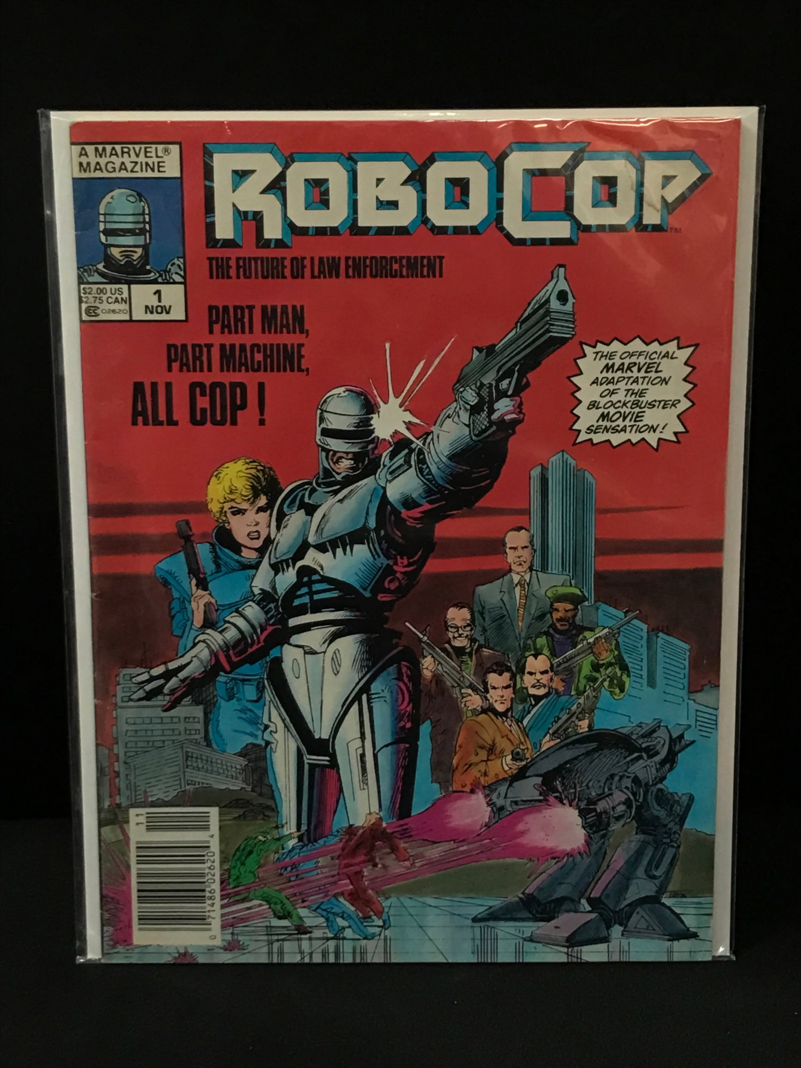 MARVEL MAGAZINE ROBO COP NO.1 (1ST ROBO COP): Prices are in Canadian dollars