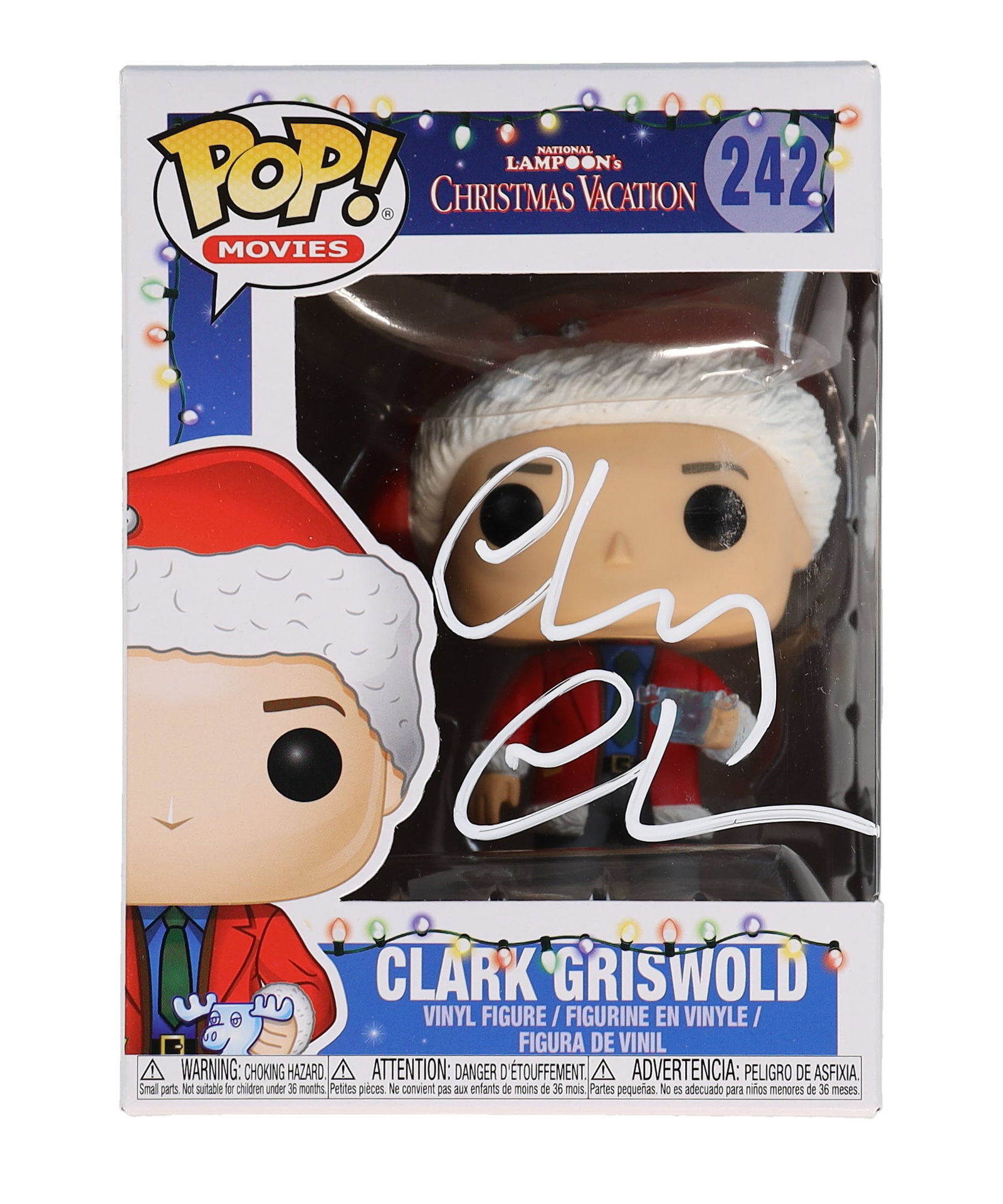 CHEVY CHASE SIGNED CLARK GRISWOLD FUNKO POP - BECKETT COA (1 of 2)
