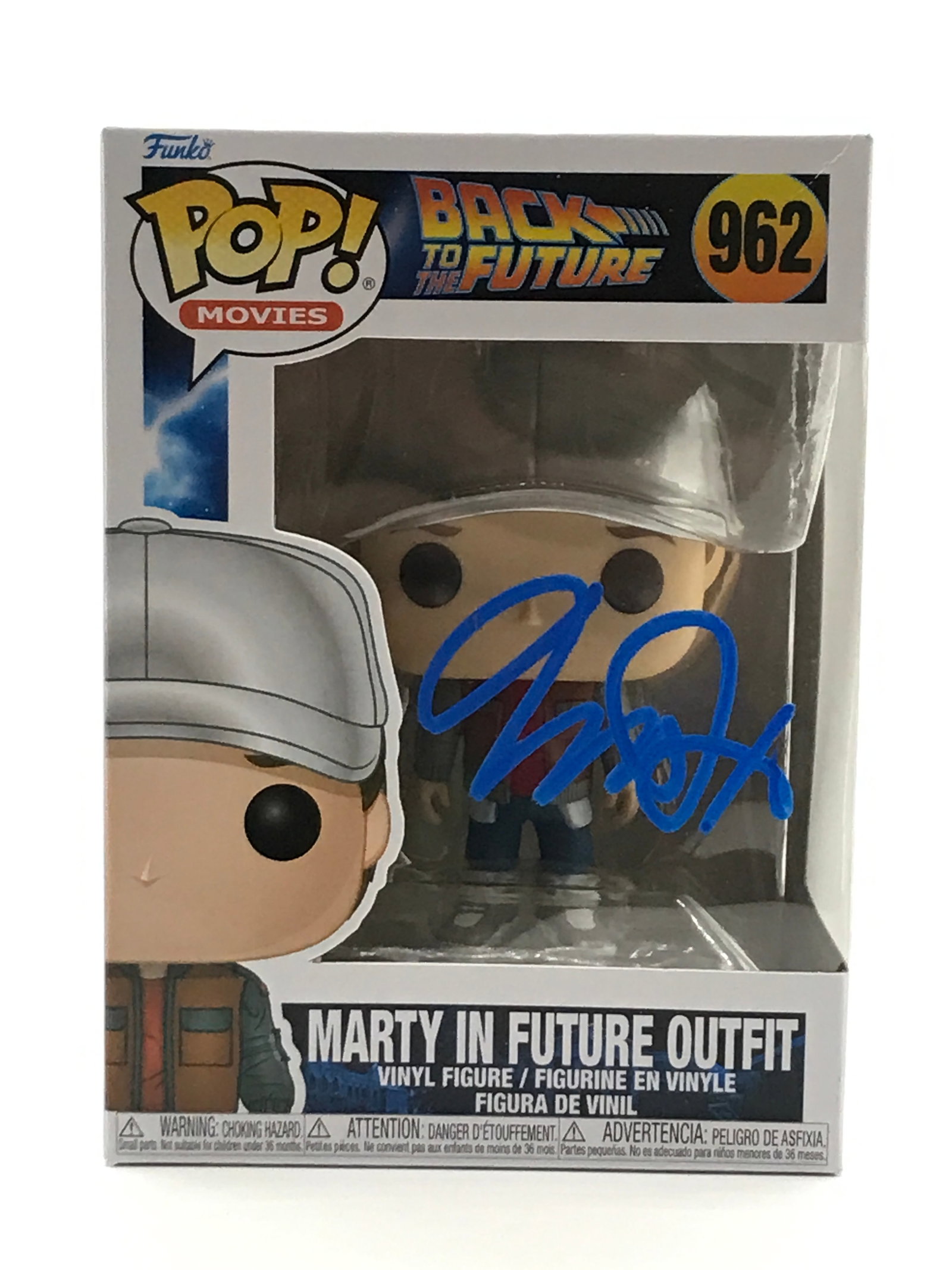 MICHAEL J FOX SIGNED BACK TO THE FUTURE FUNKO POP - WWOC COA: Prices are in Canadian dollars