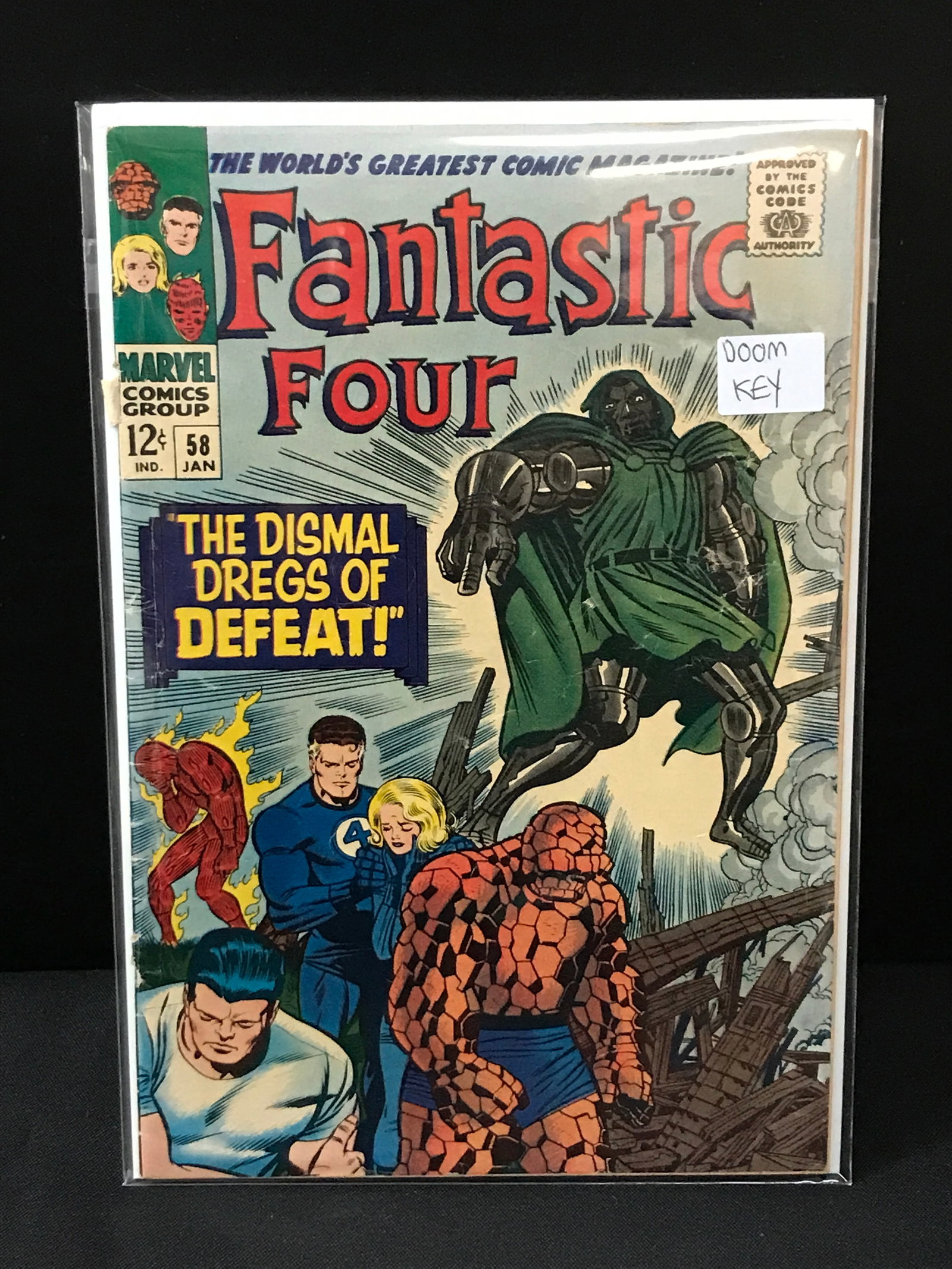 FANTASTIC FOUR #58 - MARVEL COMICS (1 of 1)