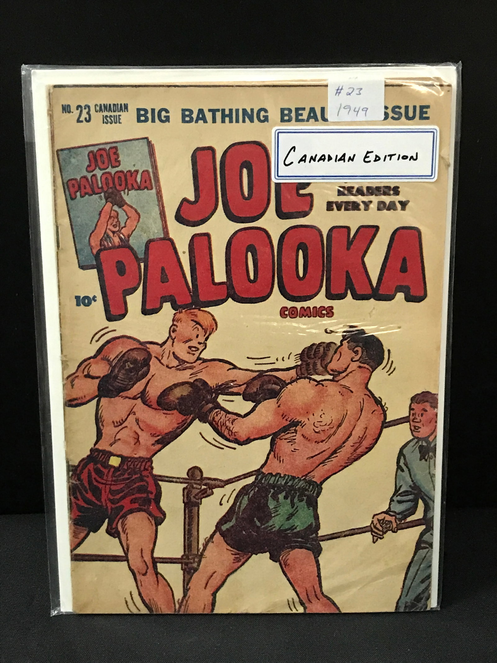 JOE-PALOOKA #23 (1949) CANADIAN EDITION: Prices are in Canadian dollars