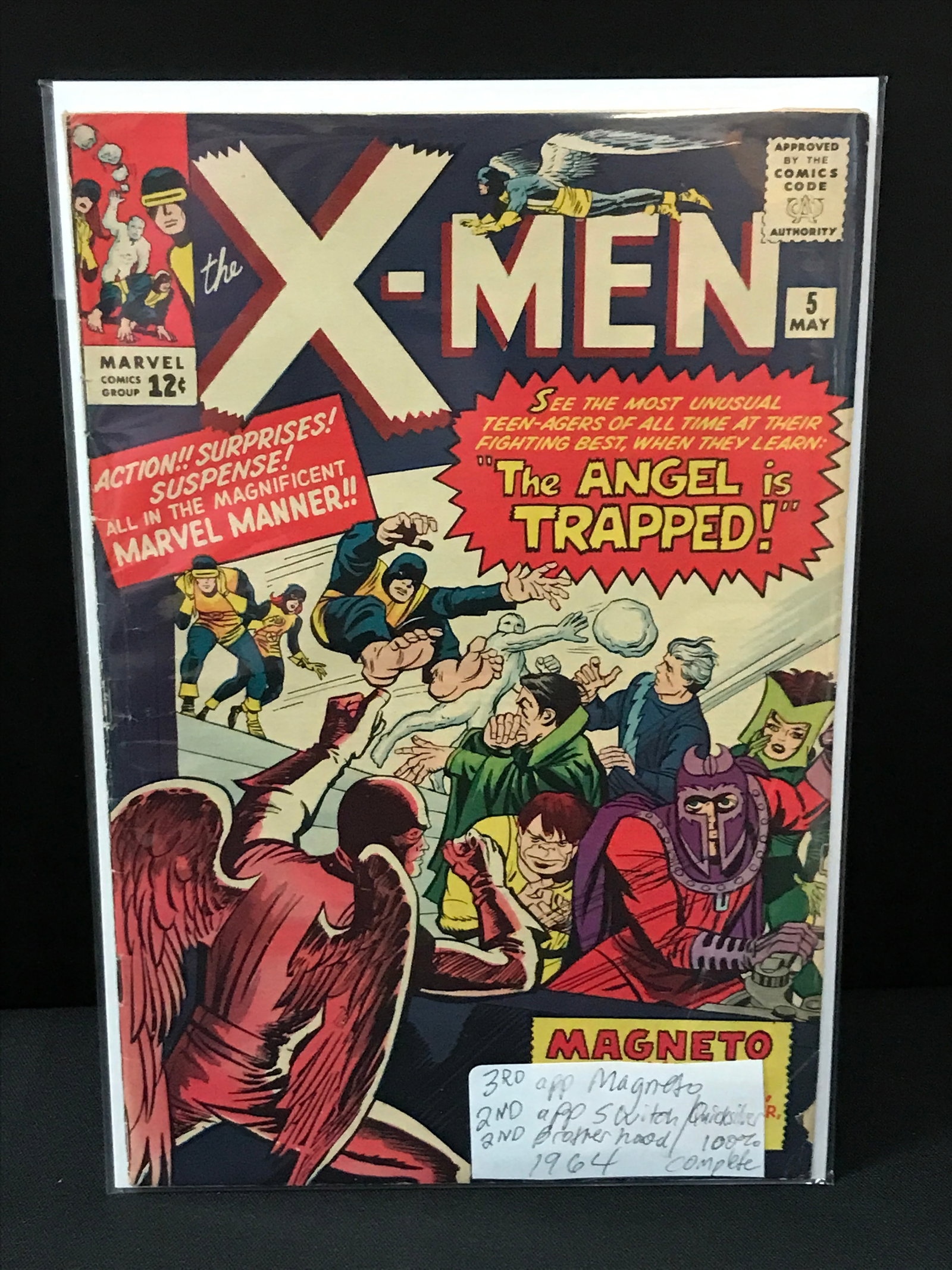 THE X-MEN #5 (1964) 3RD APP MAGNETO - MARVEL COMICS (1 of 1)