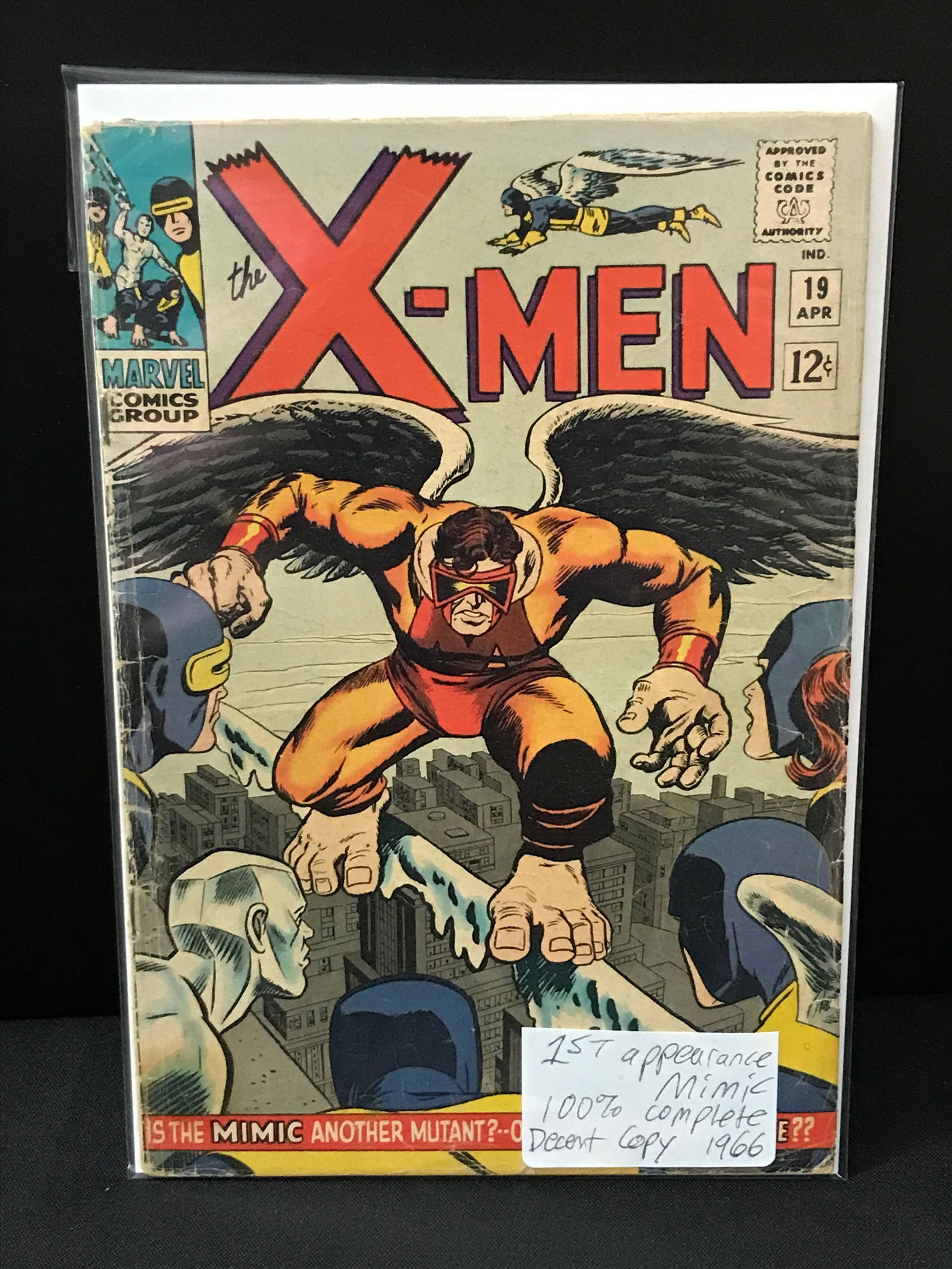 THE X-MEN #19 1ST APP MIMIC (1966) - MARVEL COMICS (1 of 1)