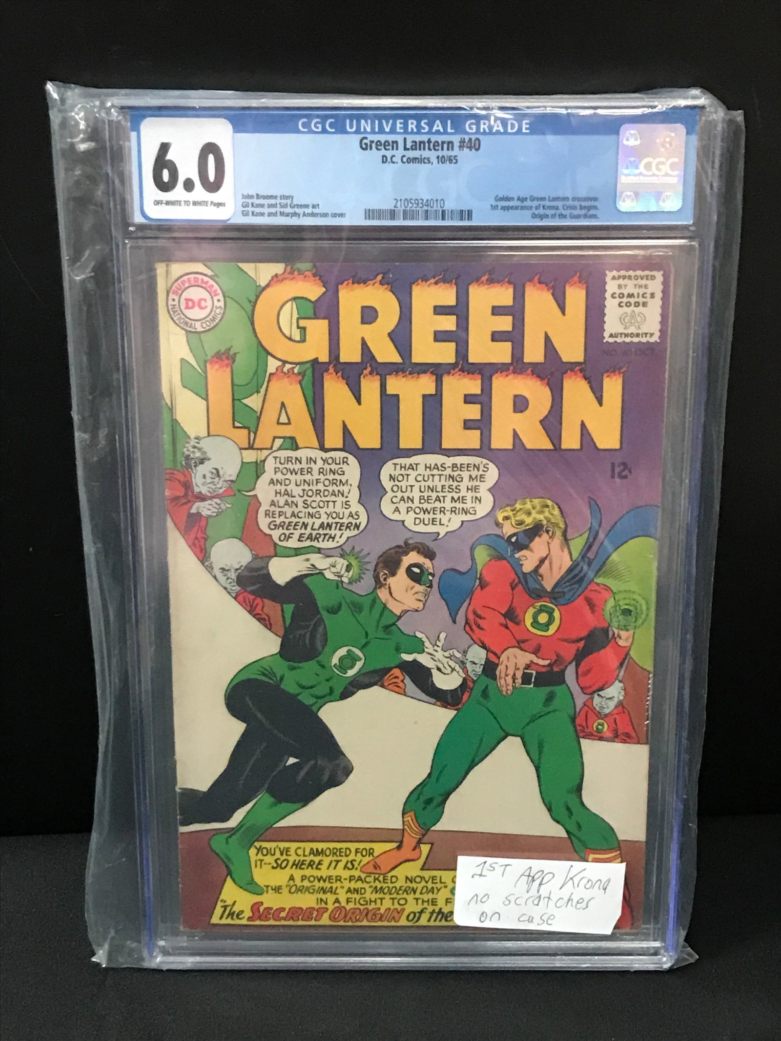 GREEN LANTERN #40 BY DC COMICS - CGCG GRADE 6 (1 of 1)