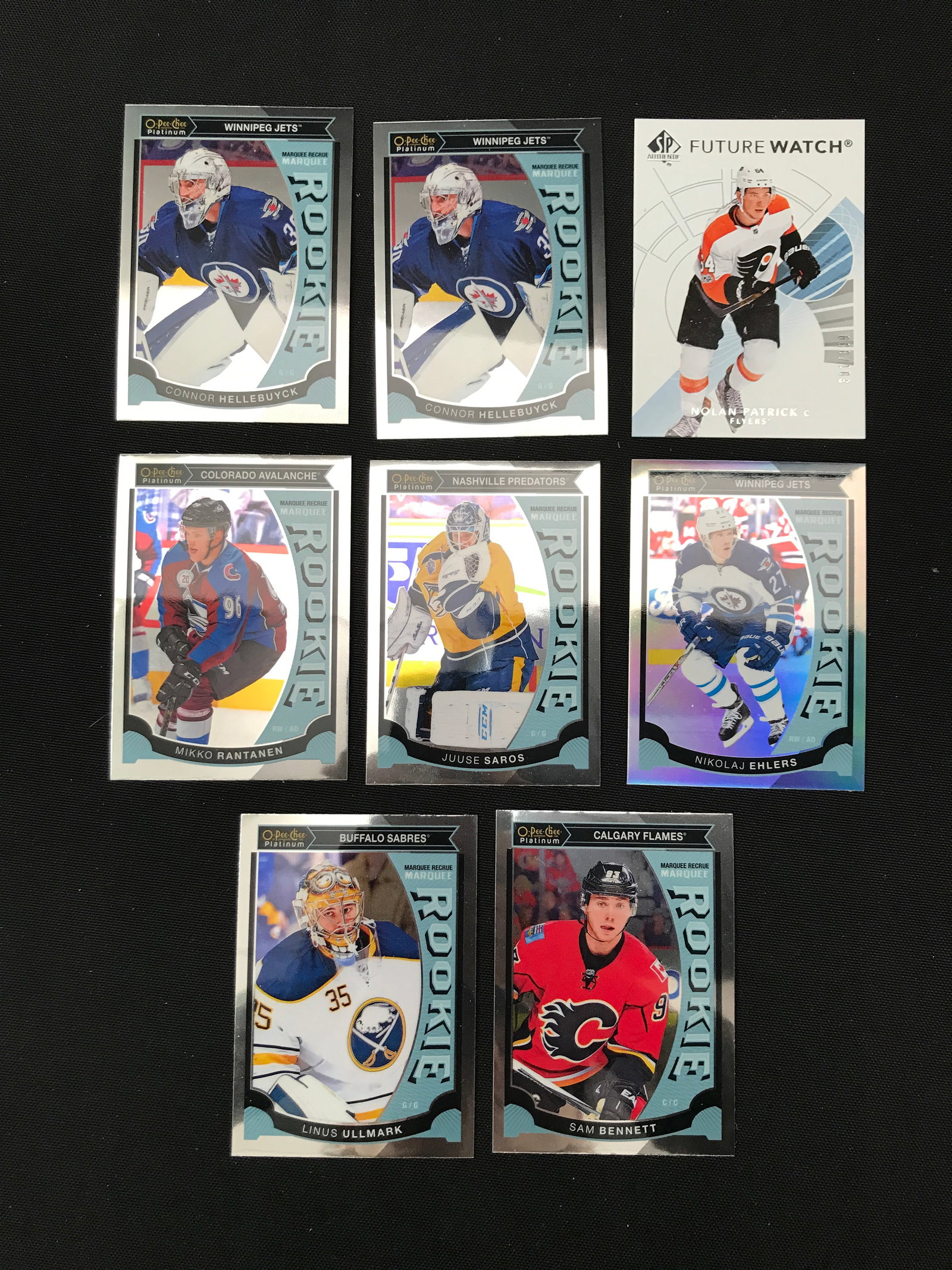 2015 O PEE CHEE PLATINUM MARGUEE ROOKIE STAR CARD LOT: Prices are in Canadian dollars