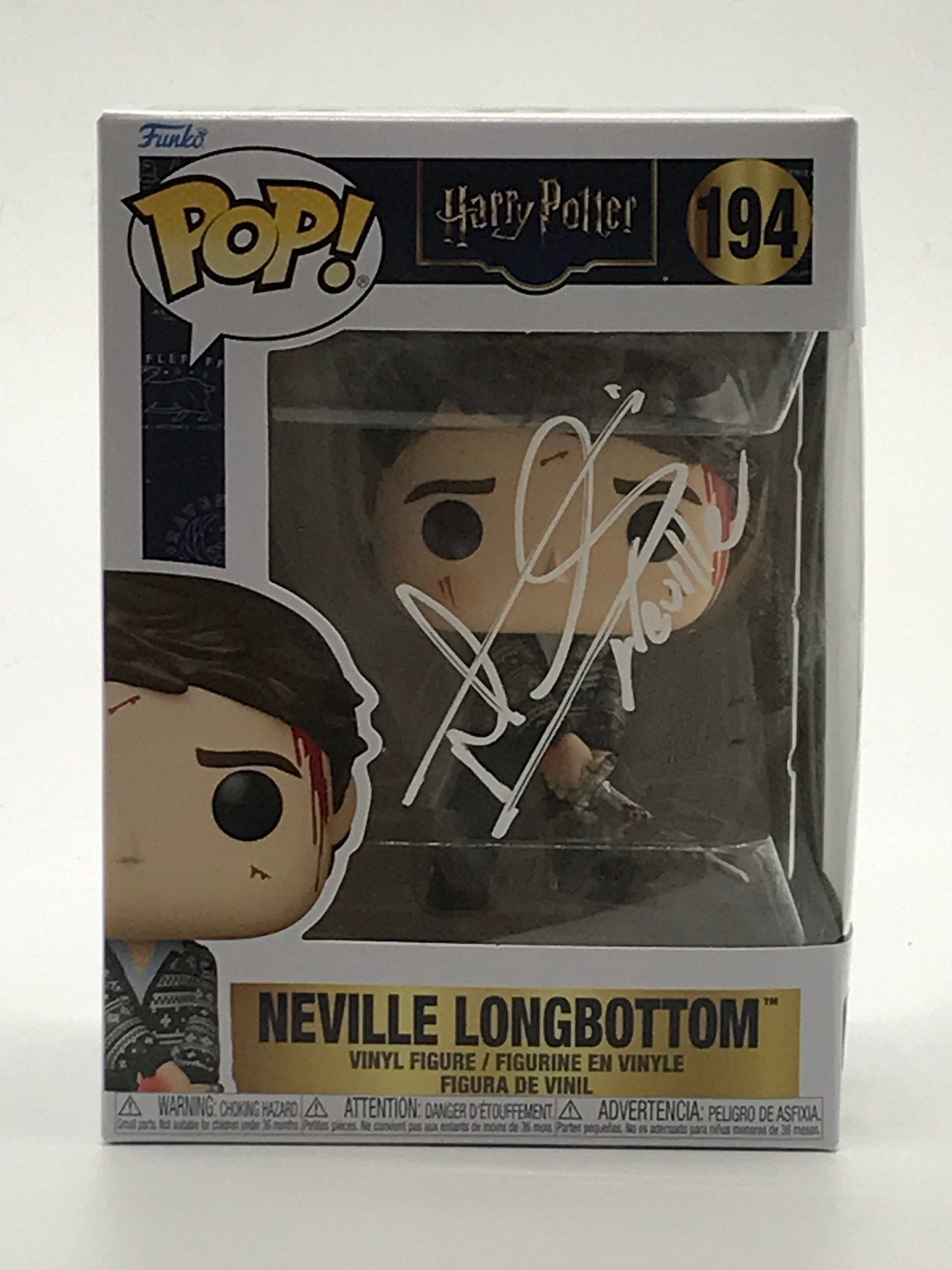 MATTHEW LEWIS SIGNED NEVILLE HARRY POTTER FUNKO POP - WWOC COA: Prices are in Canadian dollars