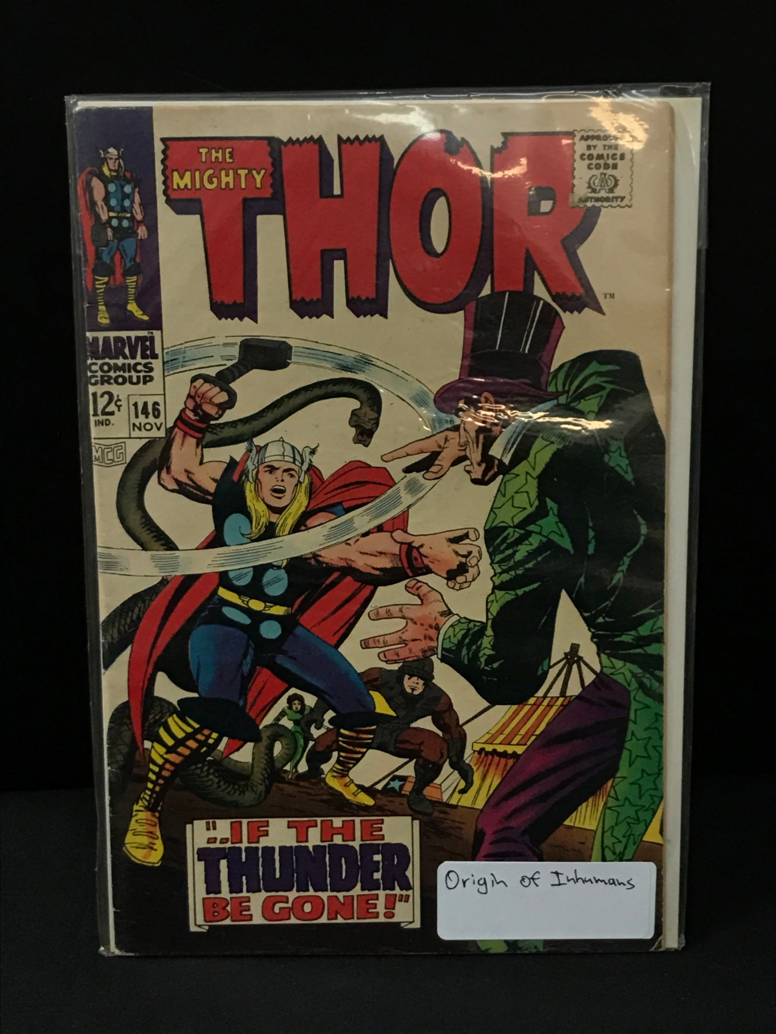 THE MIGHTY THOR #146 ORIGIN OF INHUMANS - MARVEL COMICS (1 of 1)
