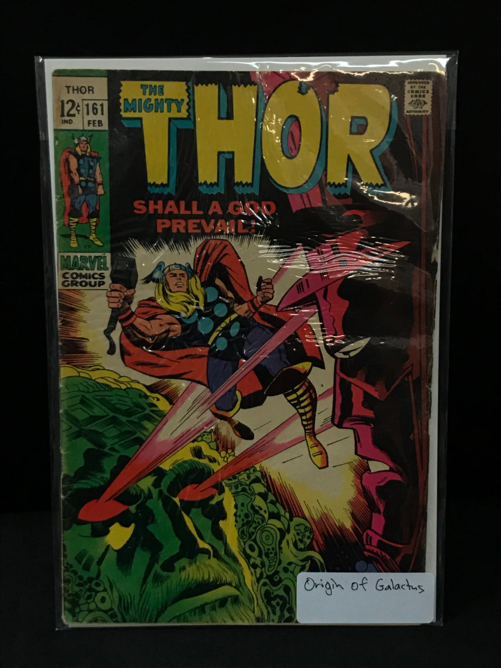 THE MIGHTY THOR #161 ORIGIN OF GALACTUS - MARVEL COMICS (1 of 1)
