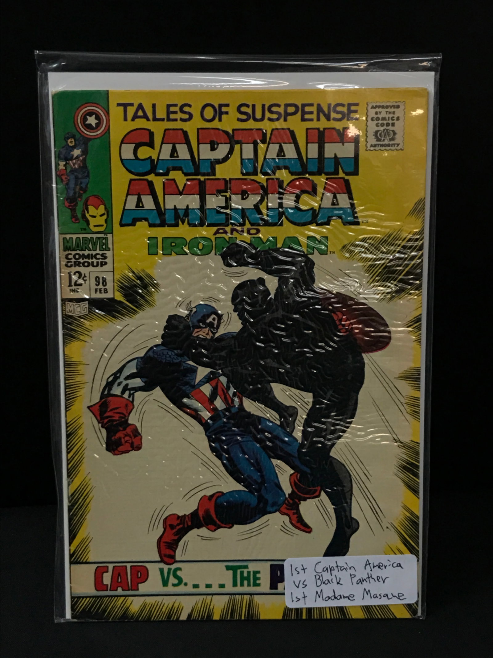 TALES OF SUSPENSE #98 1ST MADAME MASQUE - MARVEL COMICS (1 of 1)
